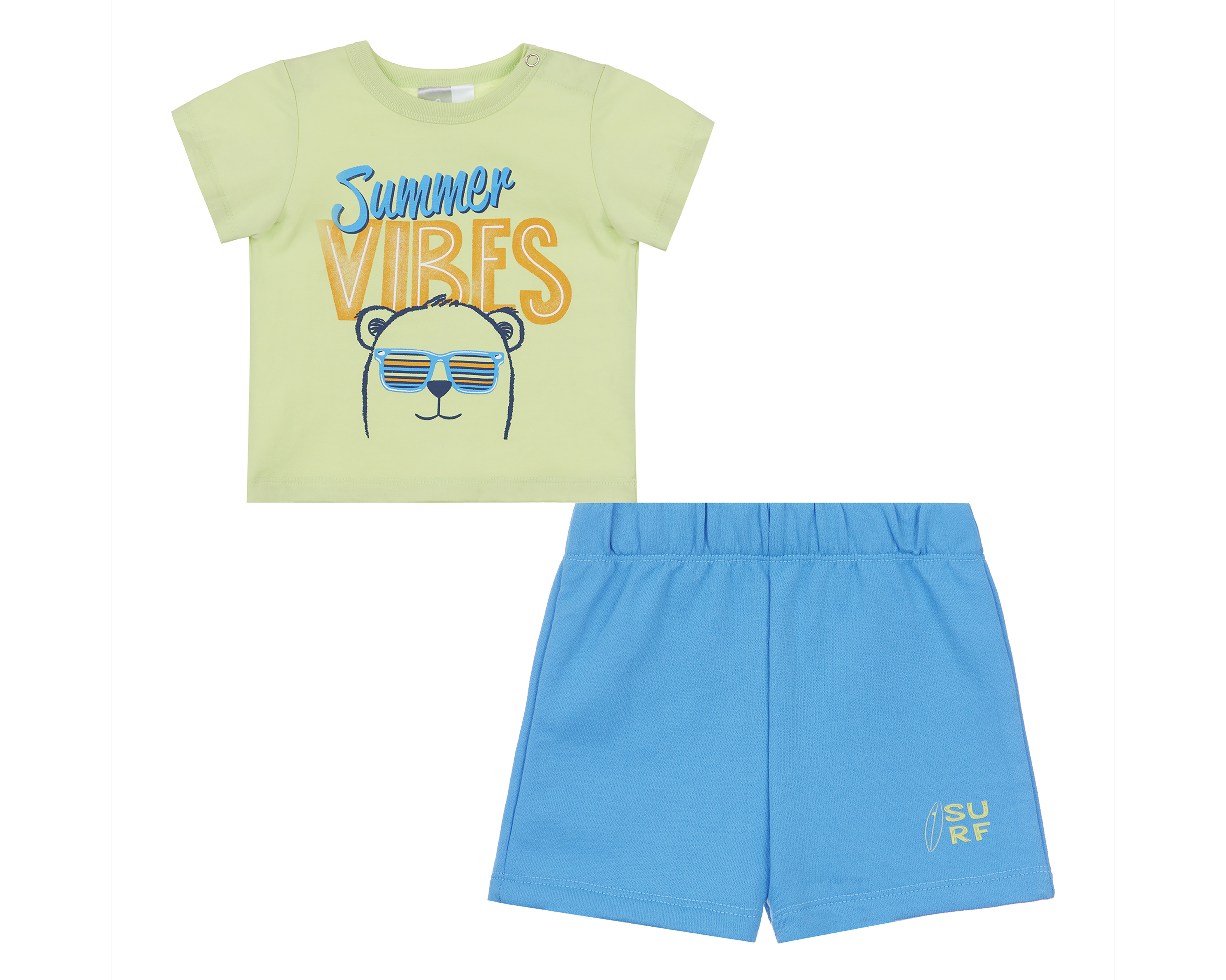 Foto 2 pulgar | Foto 1 | Playera y Short para Bebé Niño Baby Optima