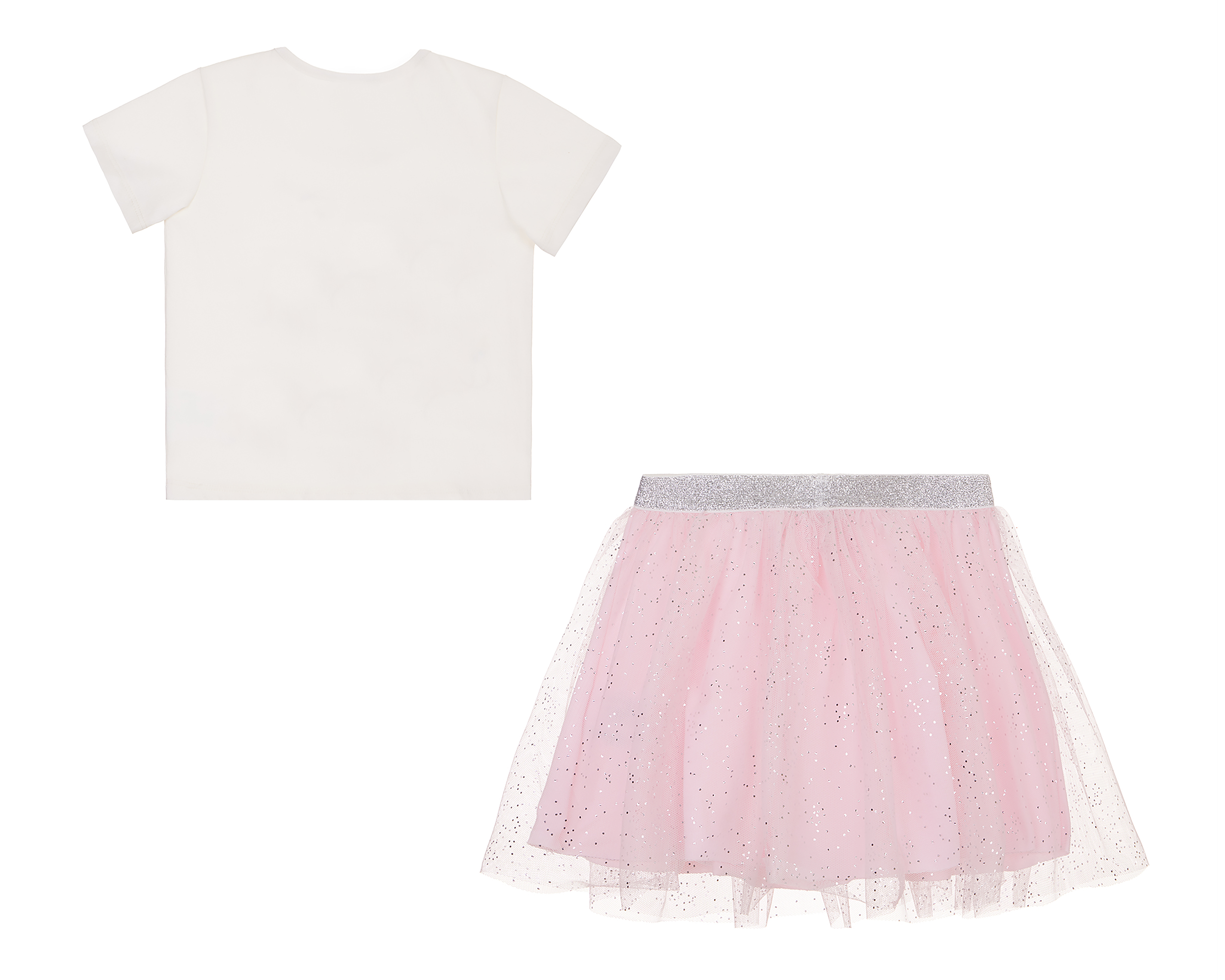 Foto 3 pulgar | Foto 2 | Playera y Falda para Bebé Niña Baby Optima