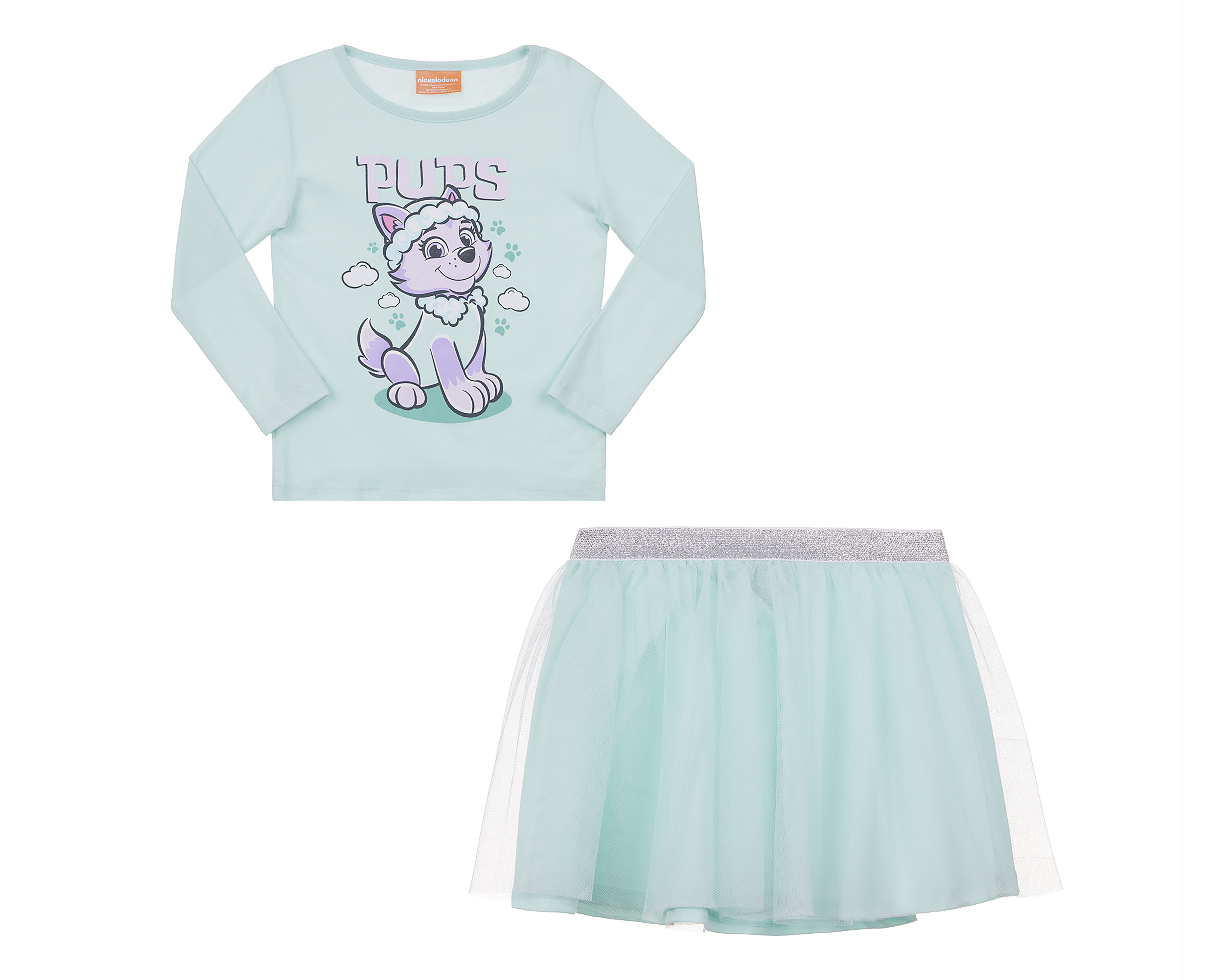 Foto 2 pulgar | Foto 1 | Falda y Playera para Bebé Niña Paw Patrol