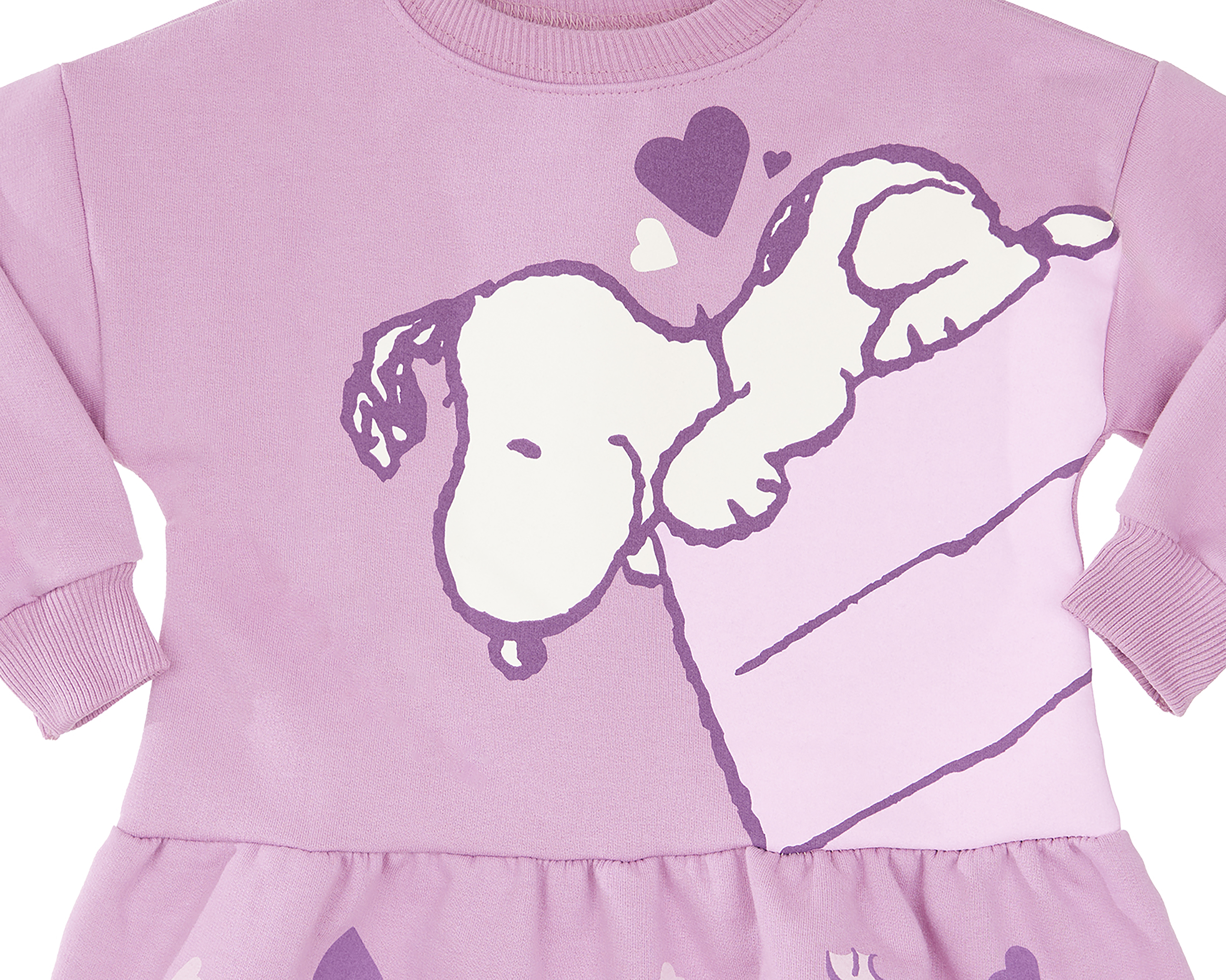 Foto 4 pulgar | Foto 3 | Playera para Bebé Niña Peanuts Manga Larga