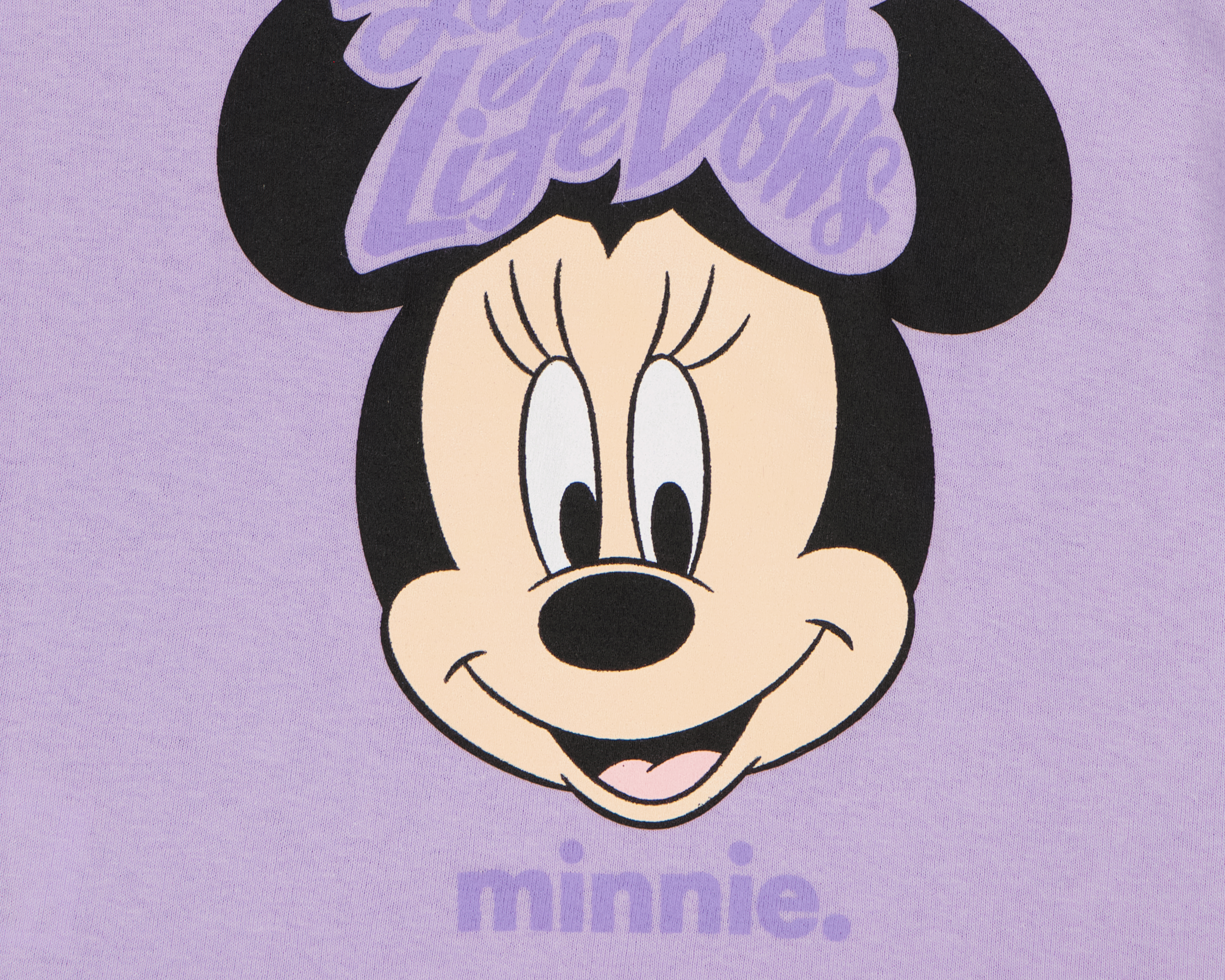 Foto 4 pulgar | Foto 3 | Playera para Bebé Niña Disney Minnie Mouse de Algodón Lila