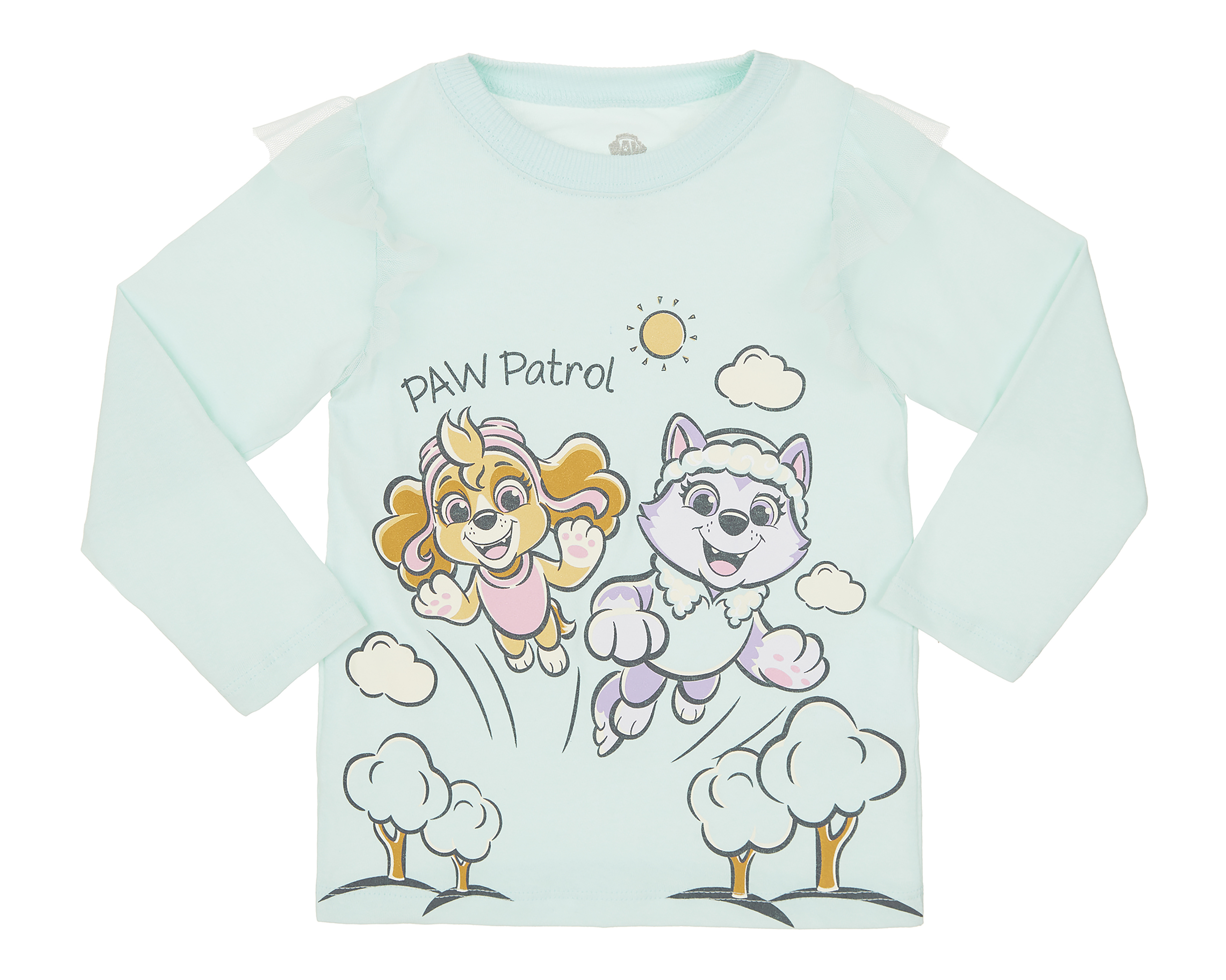 Foto 2 pulgar | Foto 1 | Playera para Bebé Paw Patrol de Algodón Manga Larga