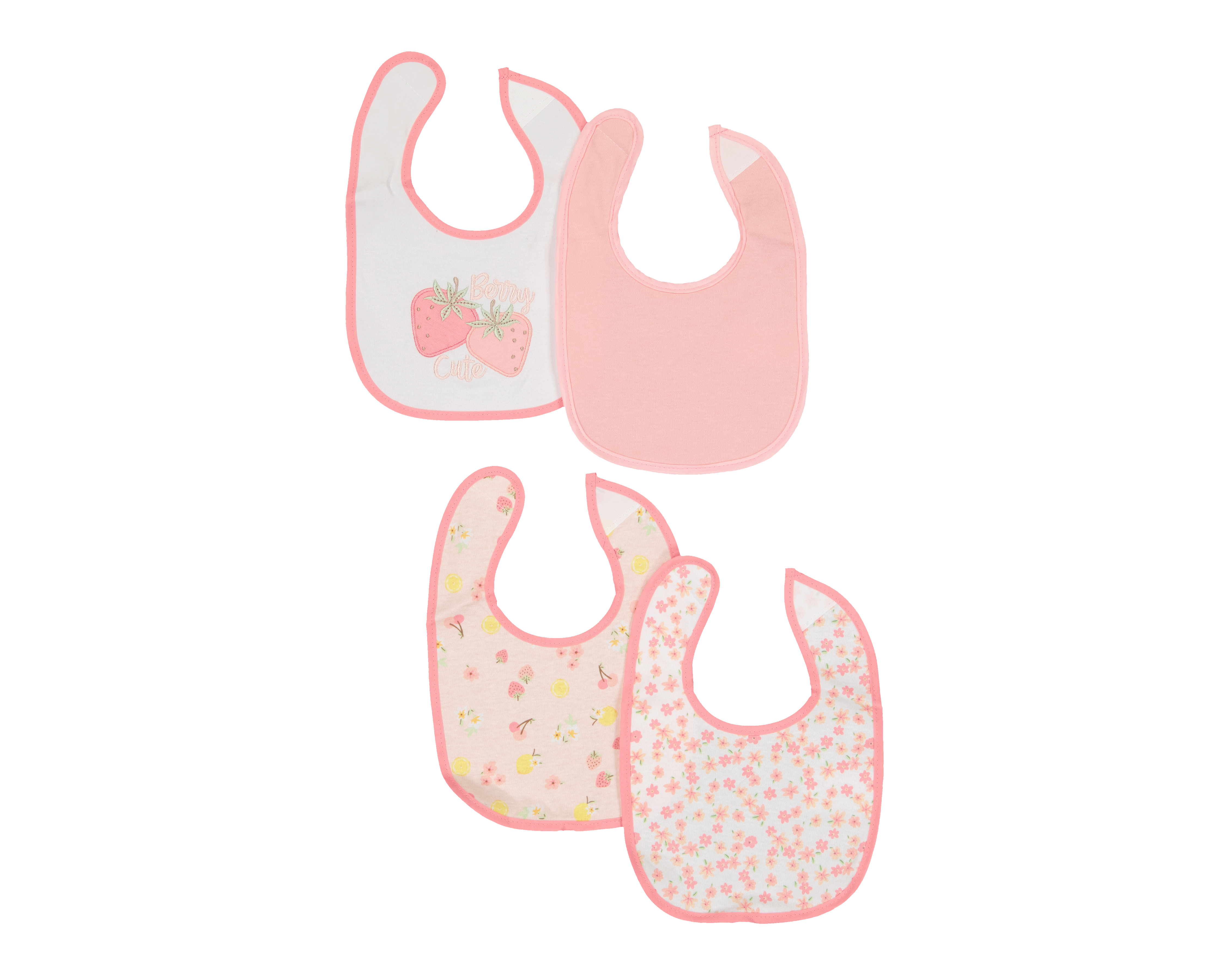 Foto 1 | Foto 1 | Babero para Bebé Niña Baby Colors 4 Piezas