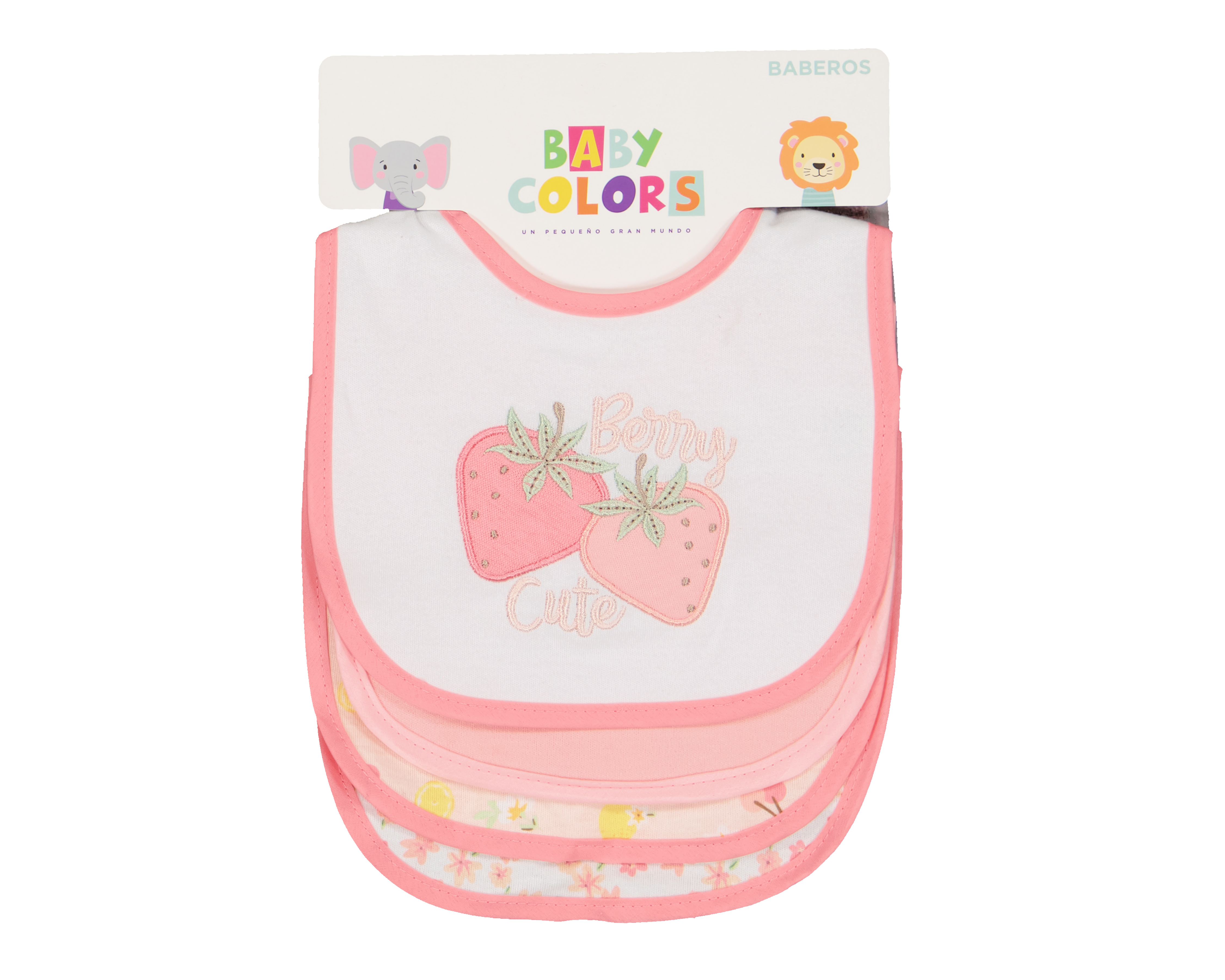 Foto 5 | Foto 5 | Babero para Bebé Niña Baby Colors 4 Piezas