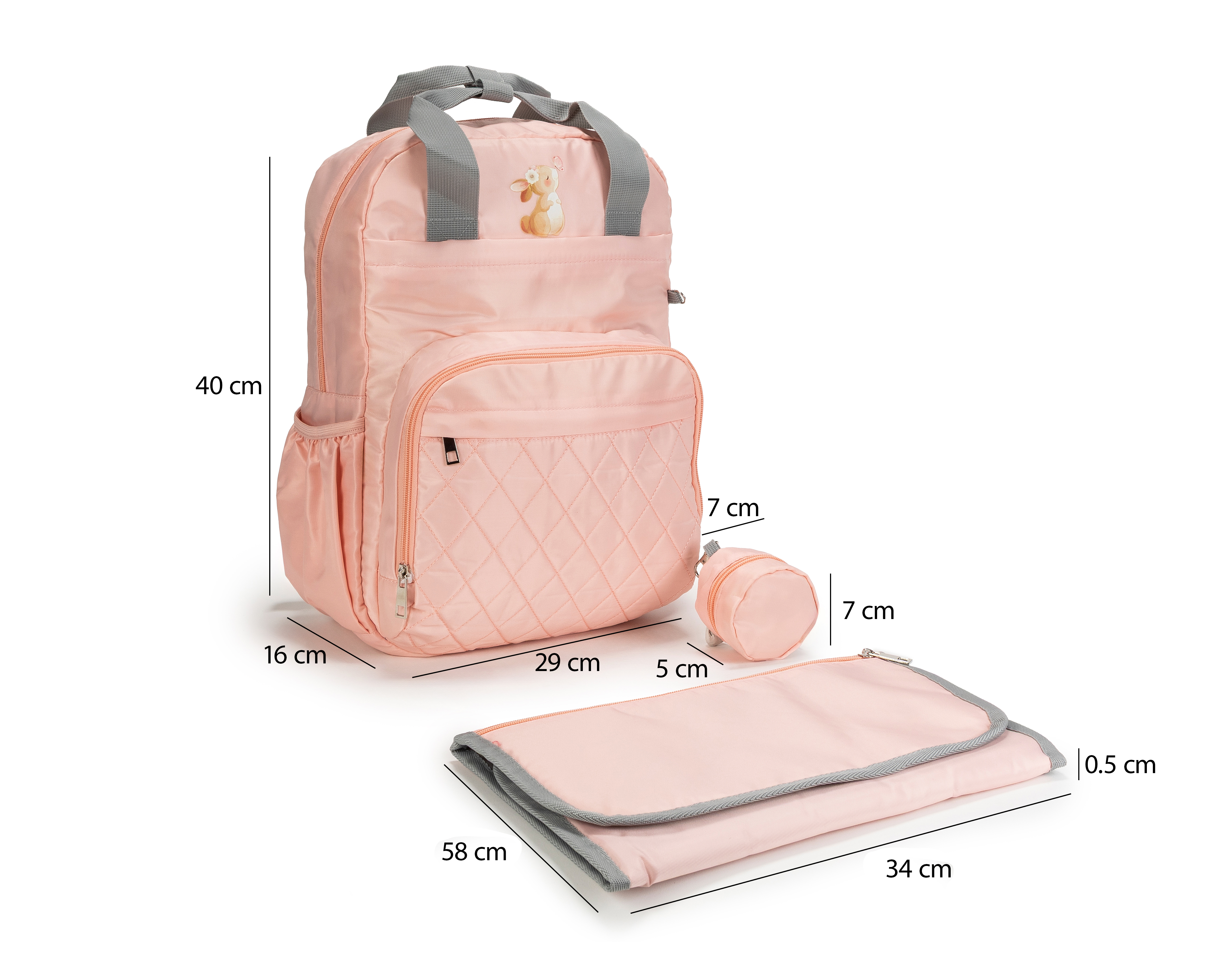 Foto 8 | Foto 8 | Pañalera Rosa Baby Colors