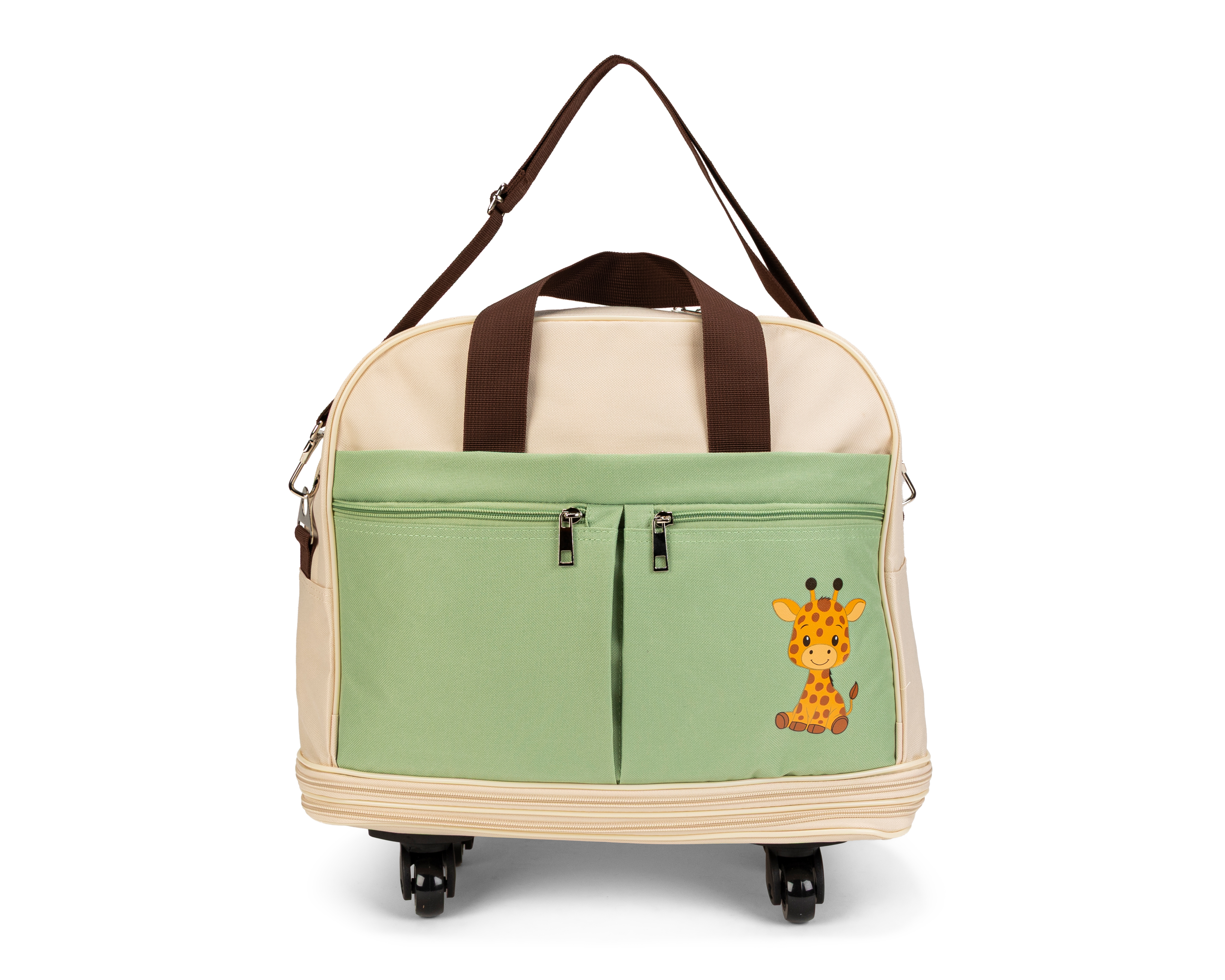 Foto 1 | Foto 1 | Pañalera Beige Baby Colors con Ruedas