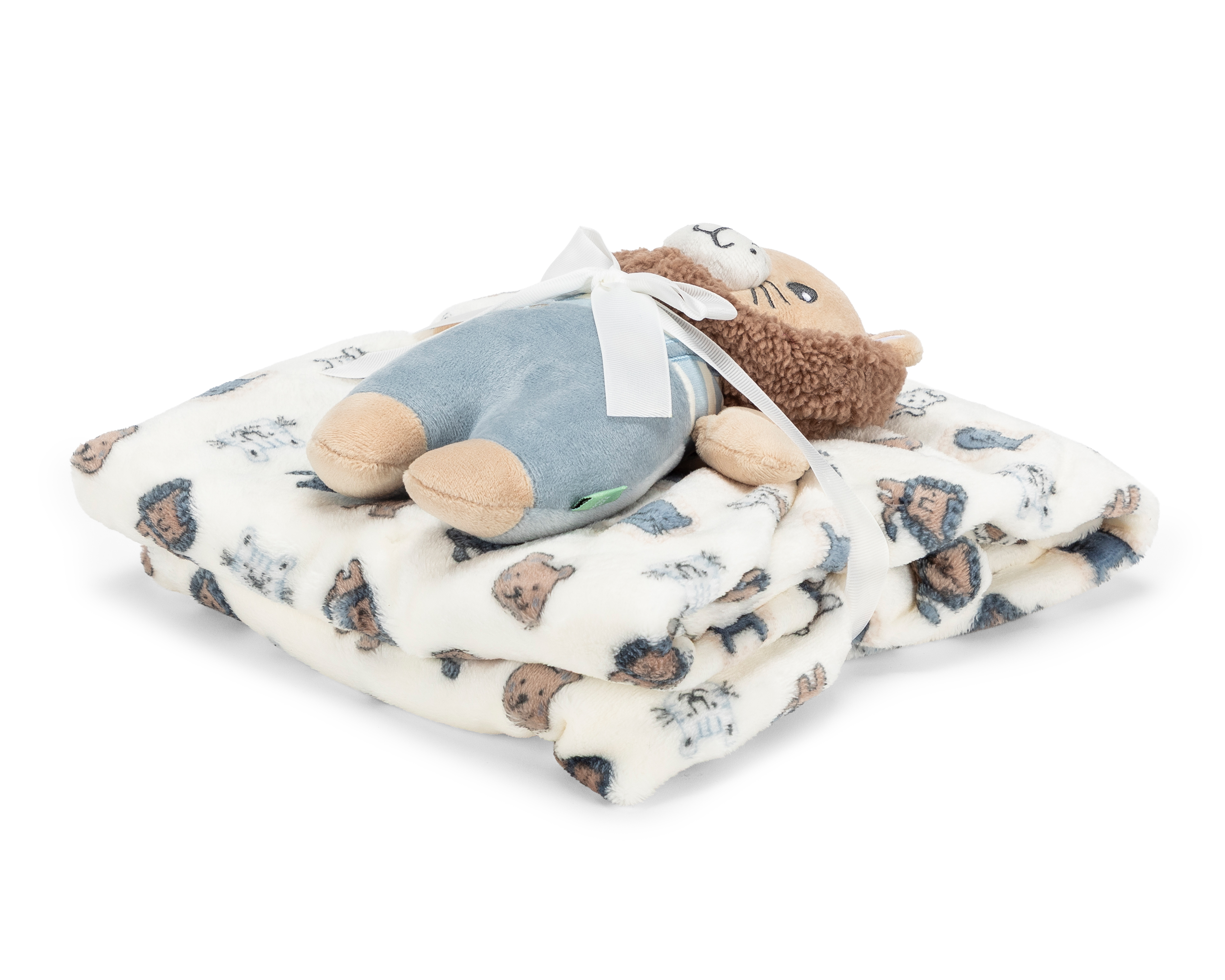 Foto 3 | Foto 3 | Cobertor y Peluche Baby Colors para Bebé 2 Piezas