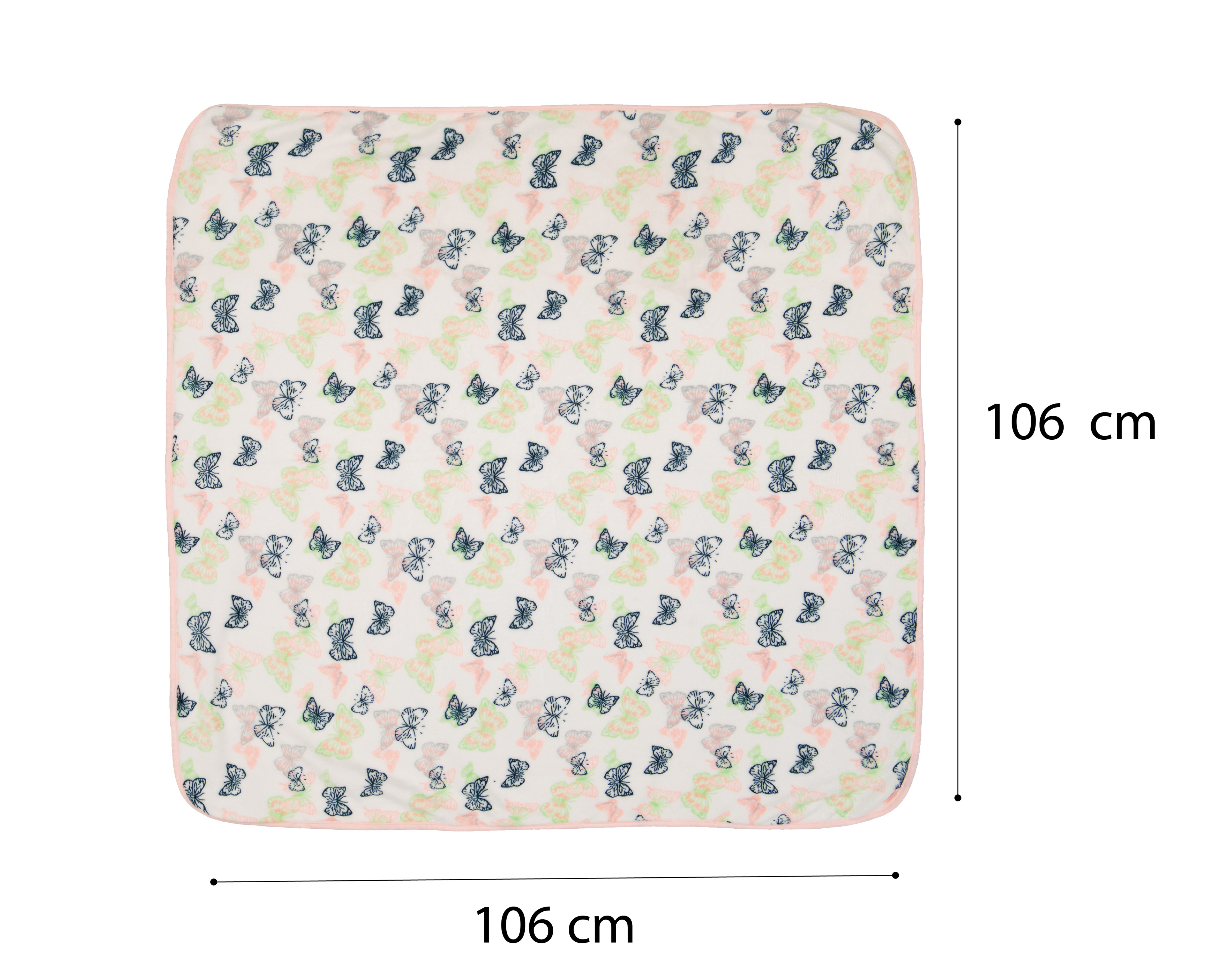 Foto 4 | Foto 4 | Cobertor para Cuna Baby Colors Mariposas