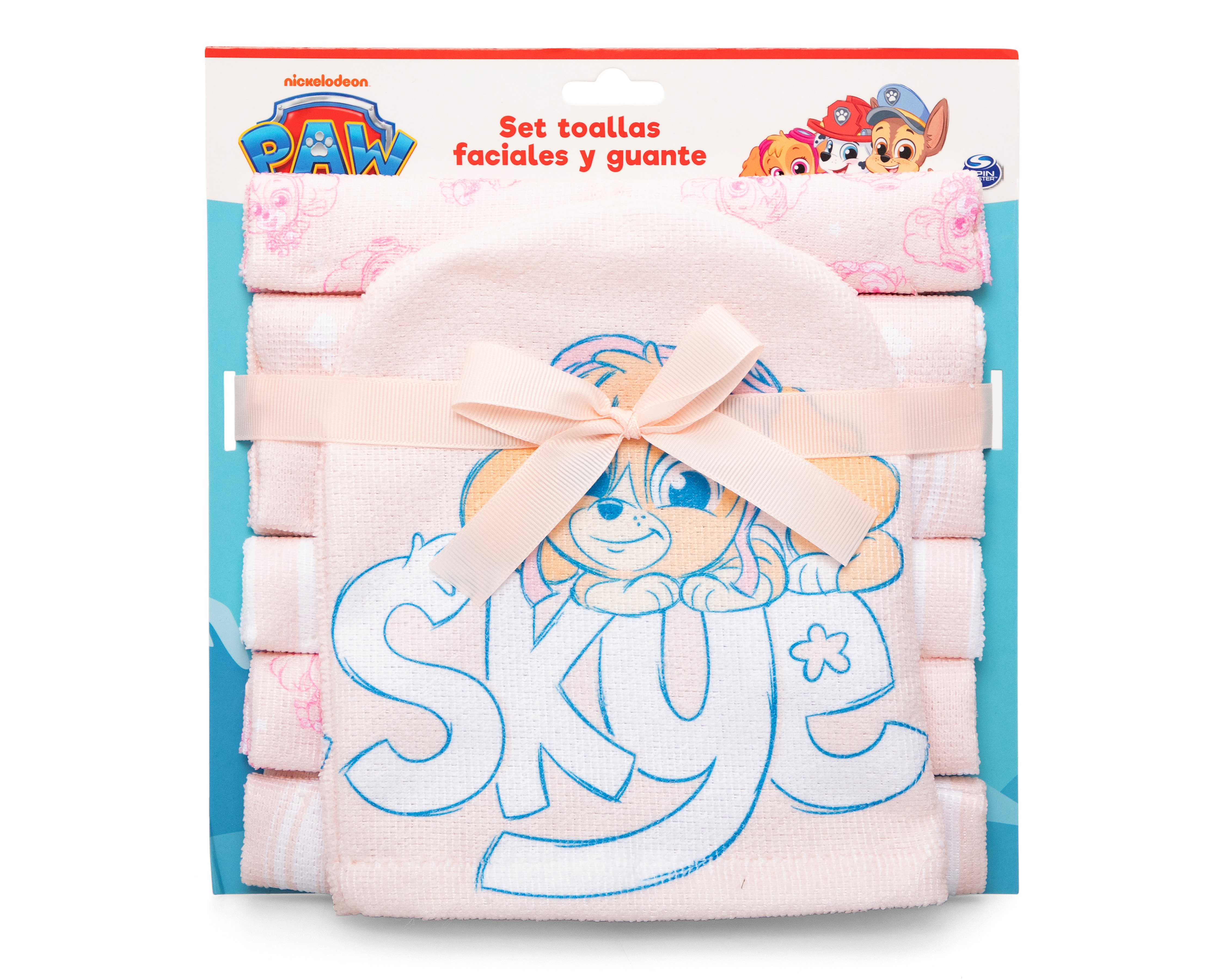 Foto 4 | Foto 4 | Toalla Facial Paw Patrol Skye 13 Piezas
