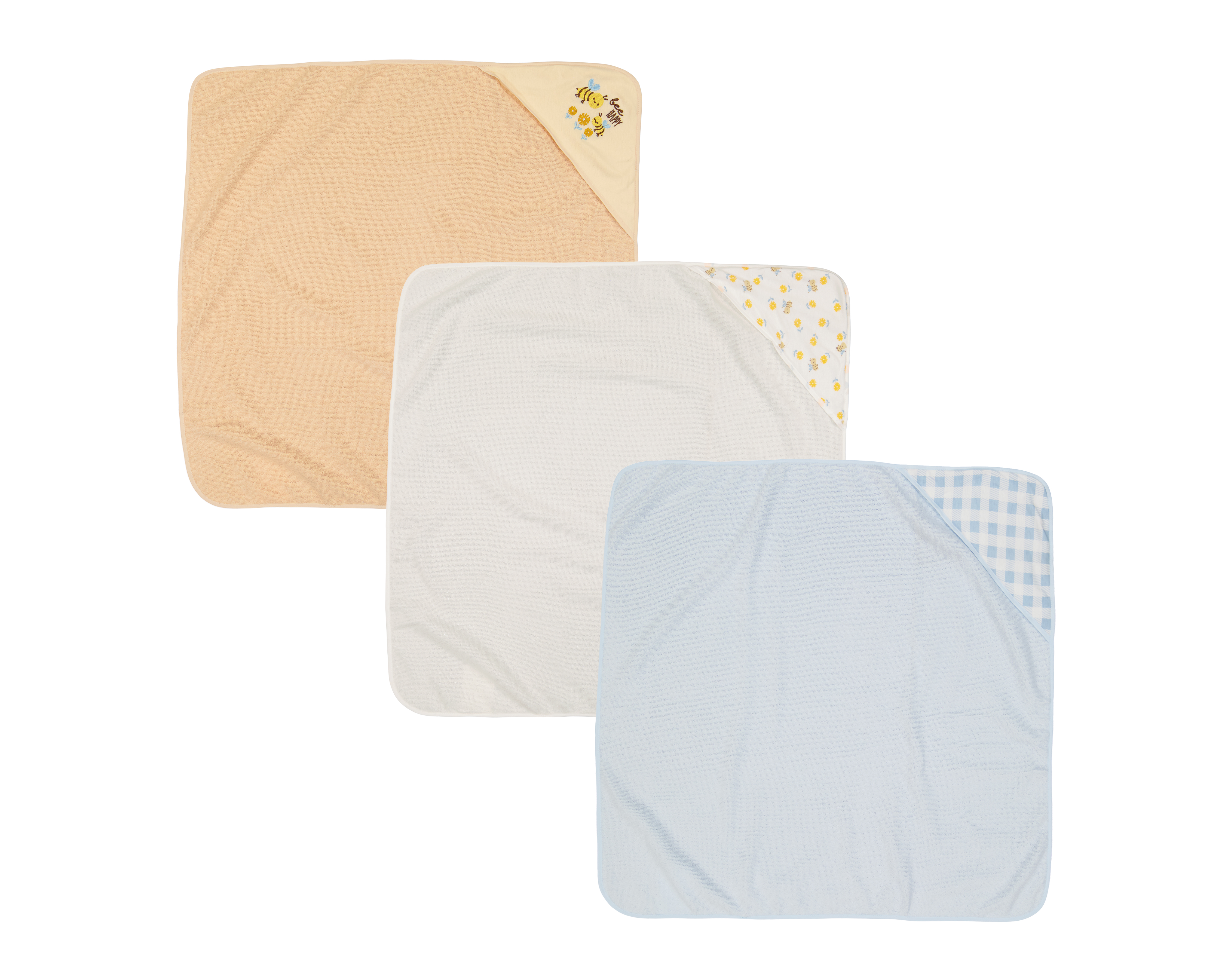 Foto 2 pulgar | Foto 1 | Toalla con Capucha para Bebé Niño Baby Colors con Toallas Faciales 6 Piezas