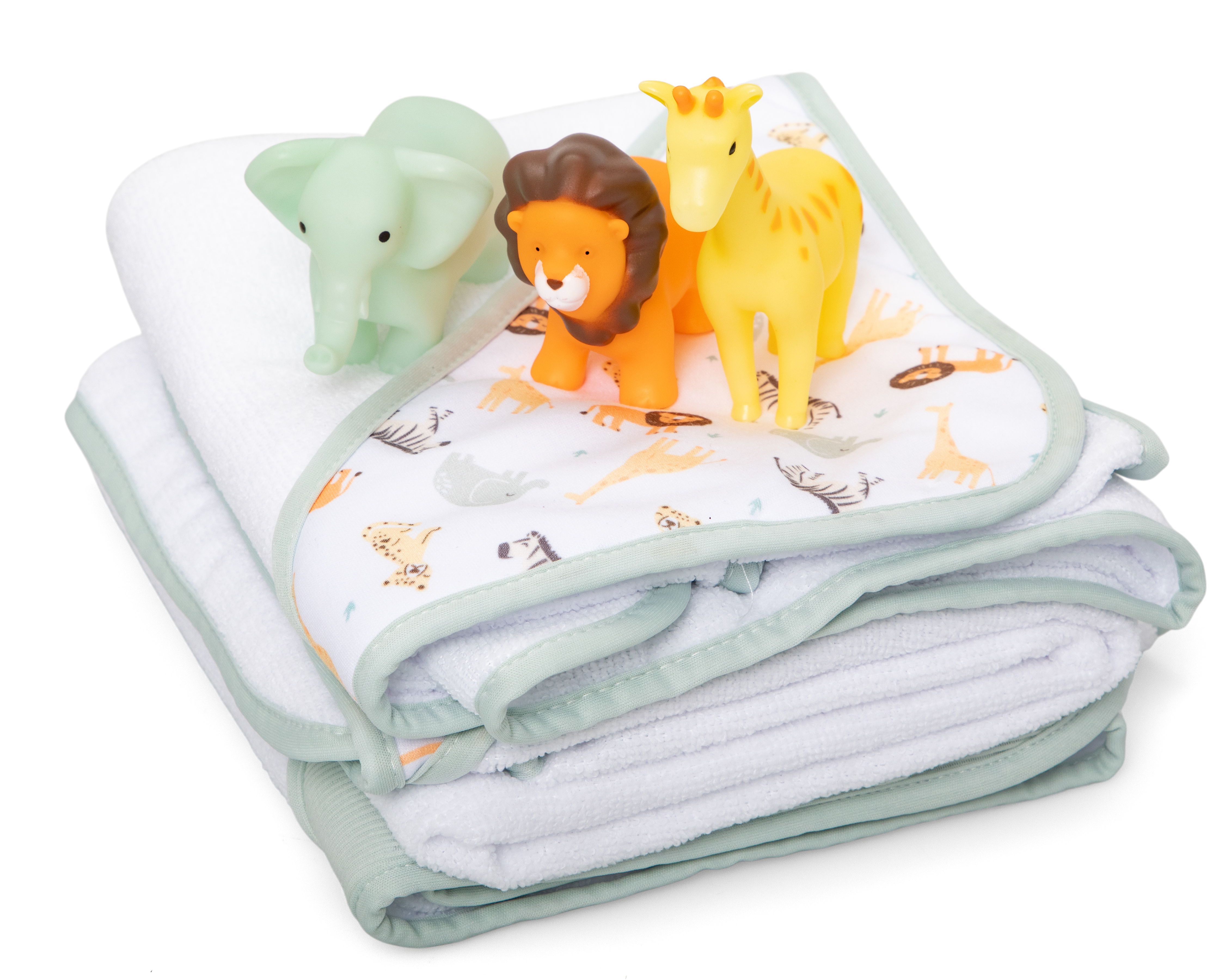 Foto 1 | Foto 1 | Toalla de Baño para Bebé Niño Baby Colors con Juguetes 6 Piezas