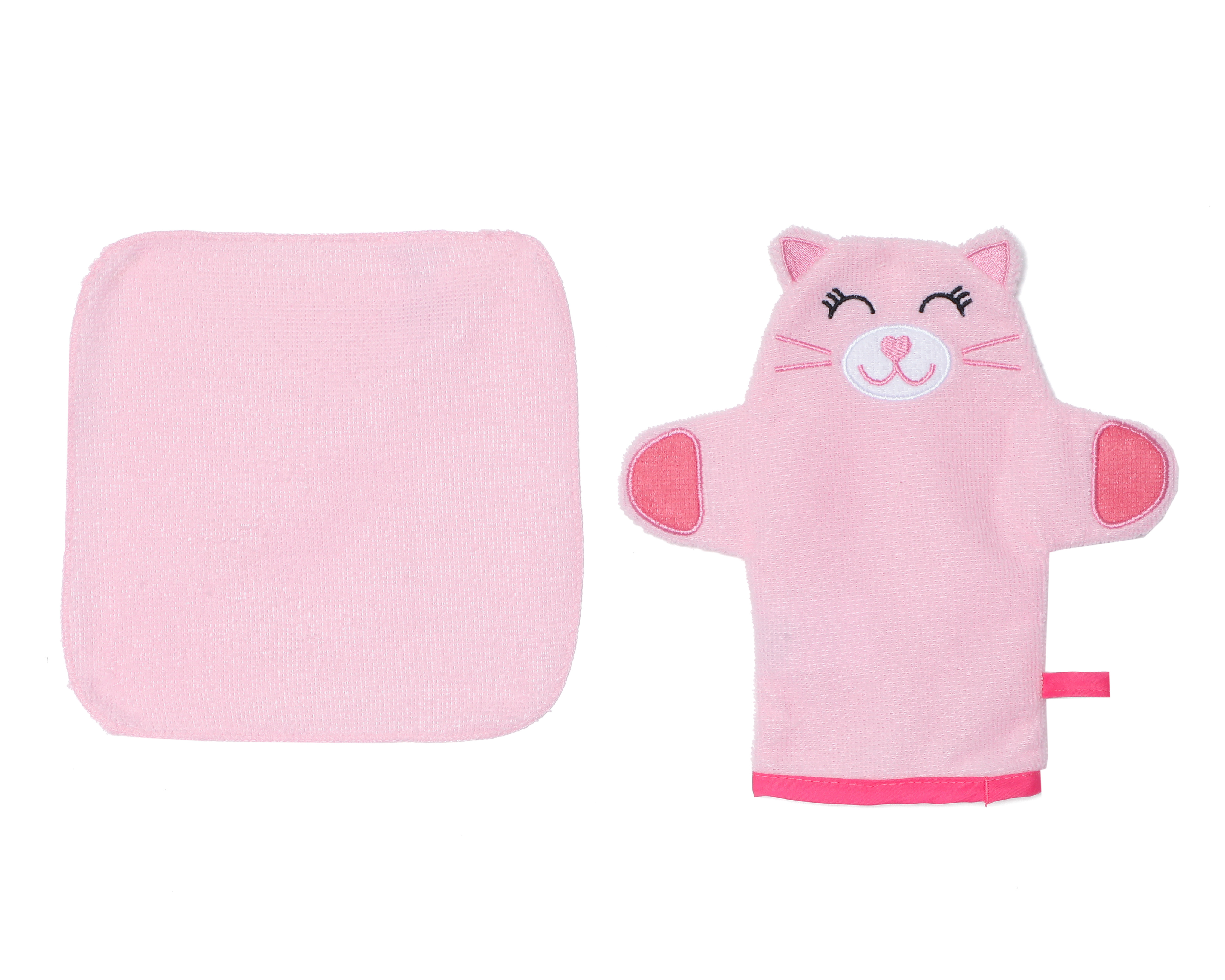 Foto 4 | Foto 4 | Toalla con Capucha para Bebé Niña Baby Colors Gato 5 Piezas