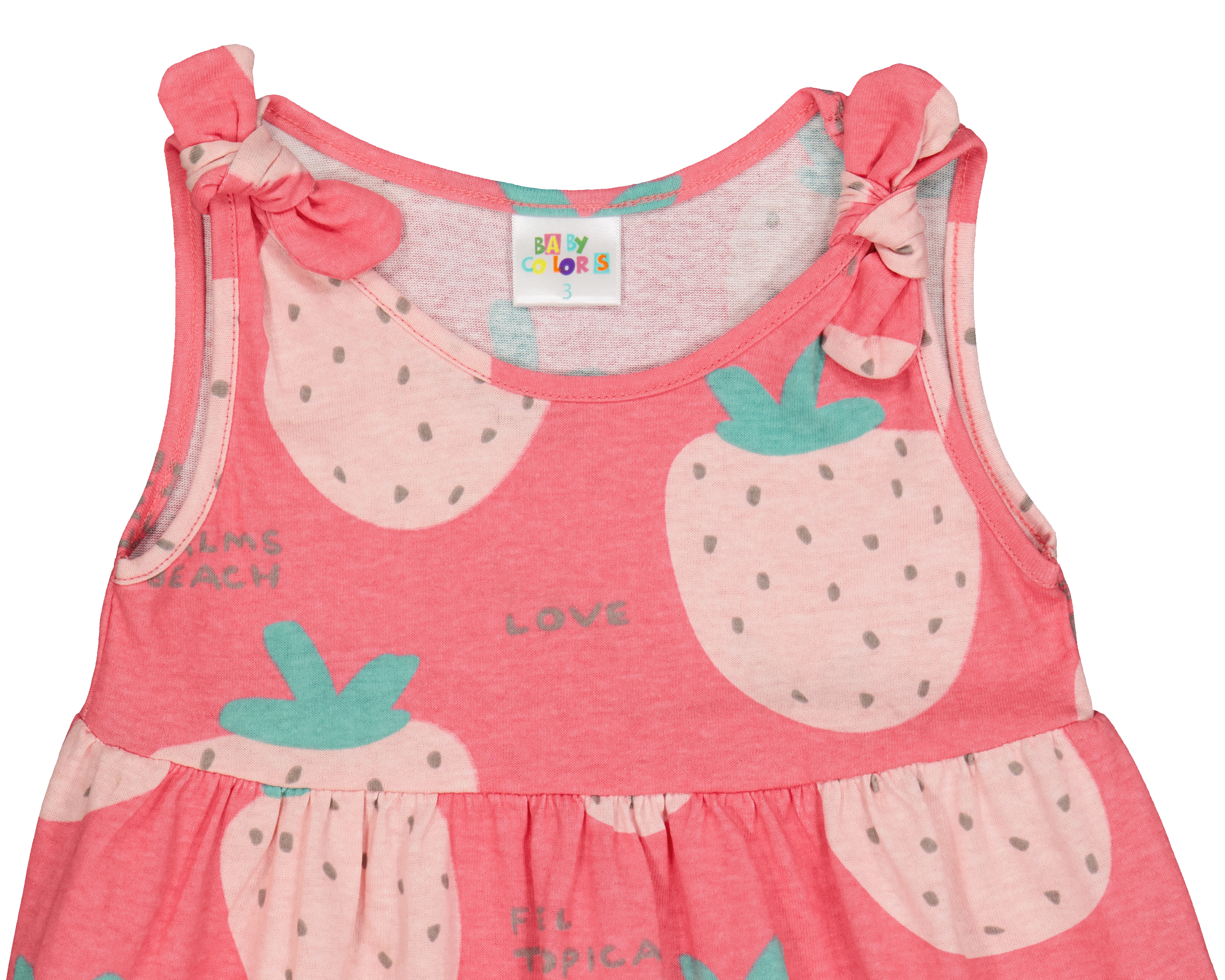 Foto 3 | Foto 3 | Vestido para Bebé Niña Baby Colors de Algodón Rosa