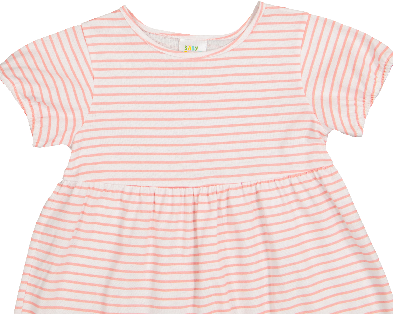 Foto 4 pulgar | Foto 3 | Vestido para Bebé Niña Baby Colors de Algodón a Rayas