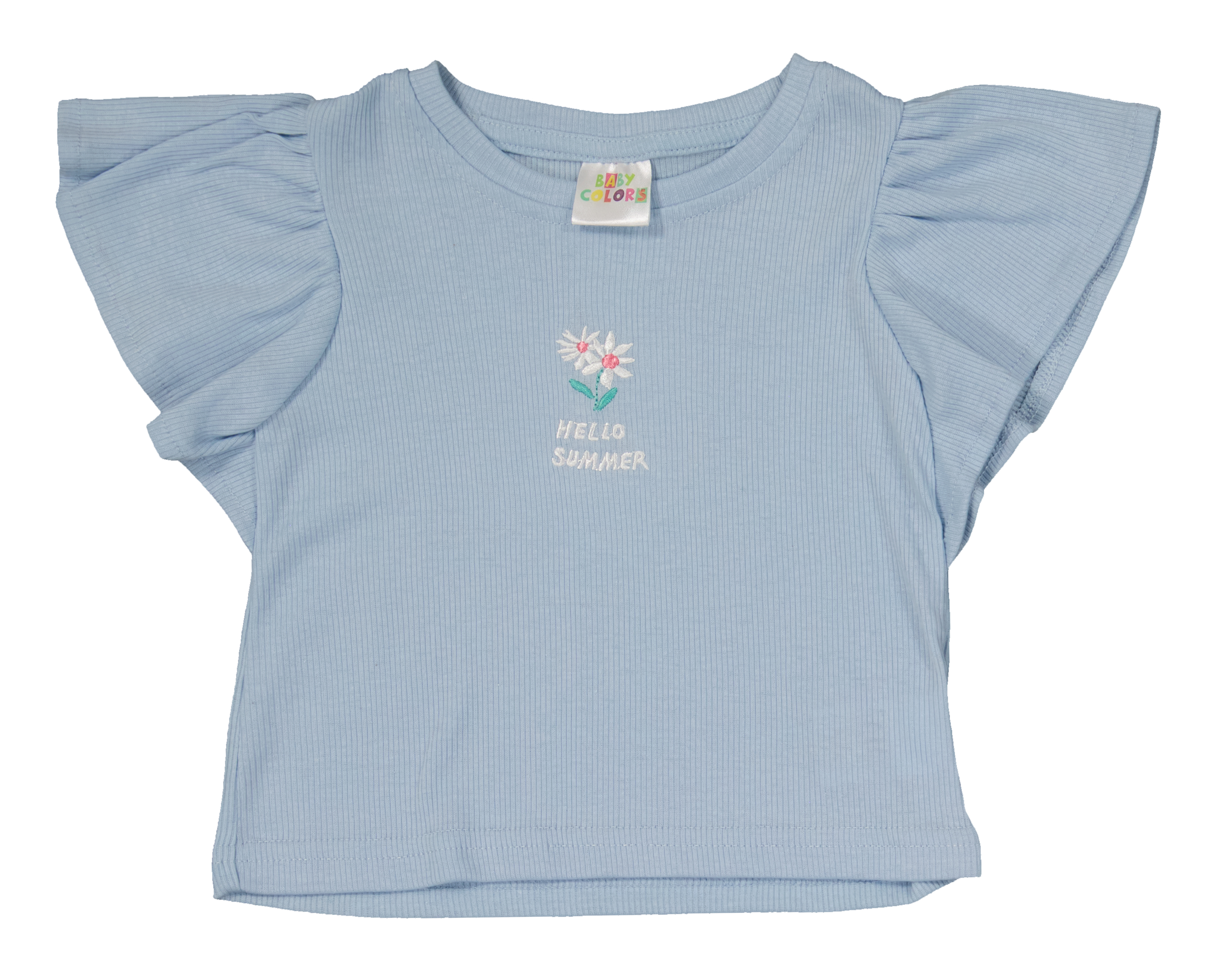 Foto 4 pulgar | Foto 3 | Playera para Bebé Niña Baby Colors Multicolor 3 Piezas