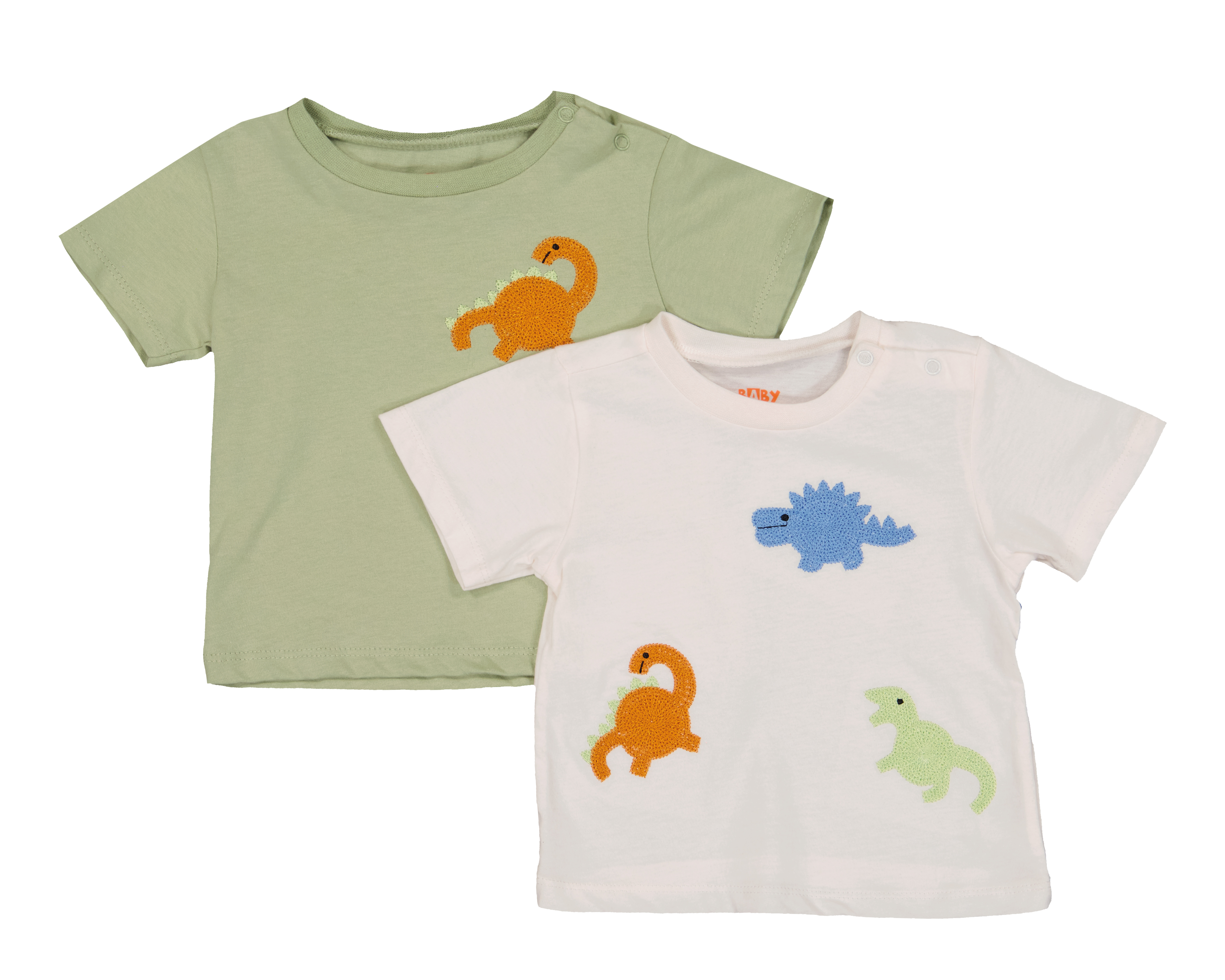 Foto 1 | Foto 1 | Playera para Bebé Niño Baby Colors de Algodón con Bordados 2 Piezas