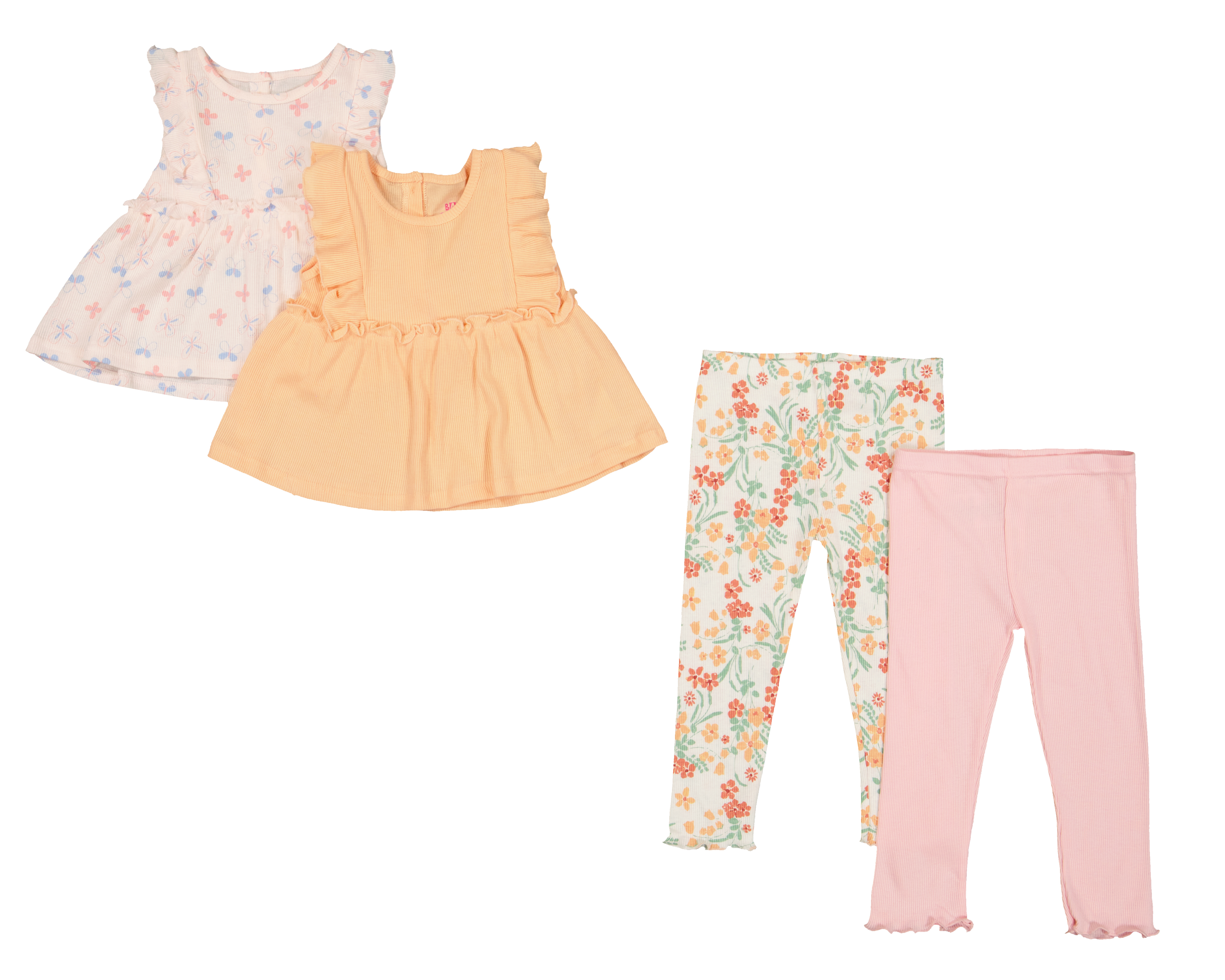 Foto 1 | Foto 1 | Conjunto para Bebé Niña Baby Colors 4 Piezas