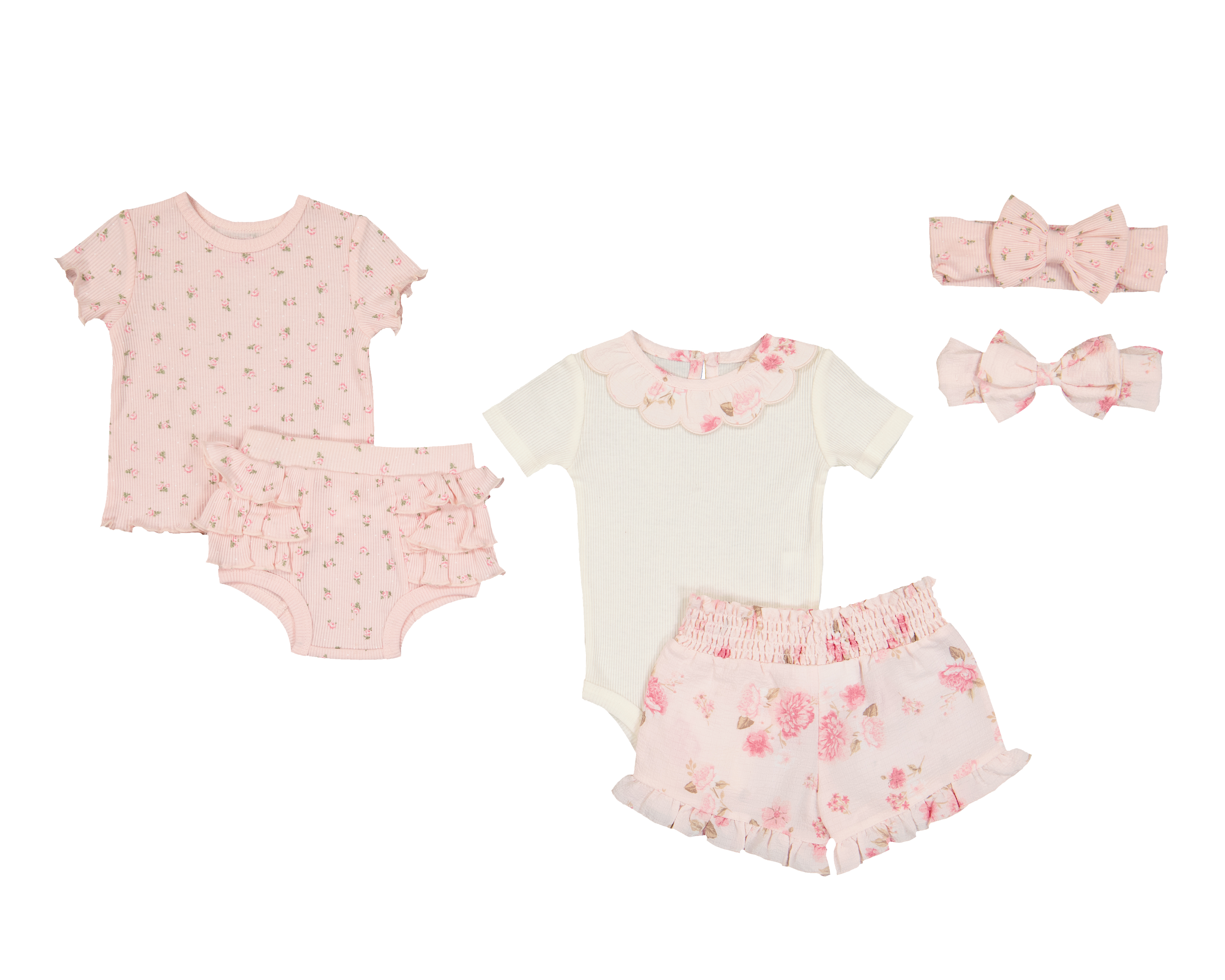 Foto 1 | Foto 1 | Conjunto para Bebé Niña Baby Colors 6 Piezas