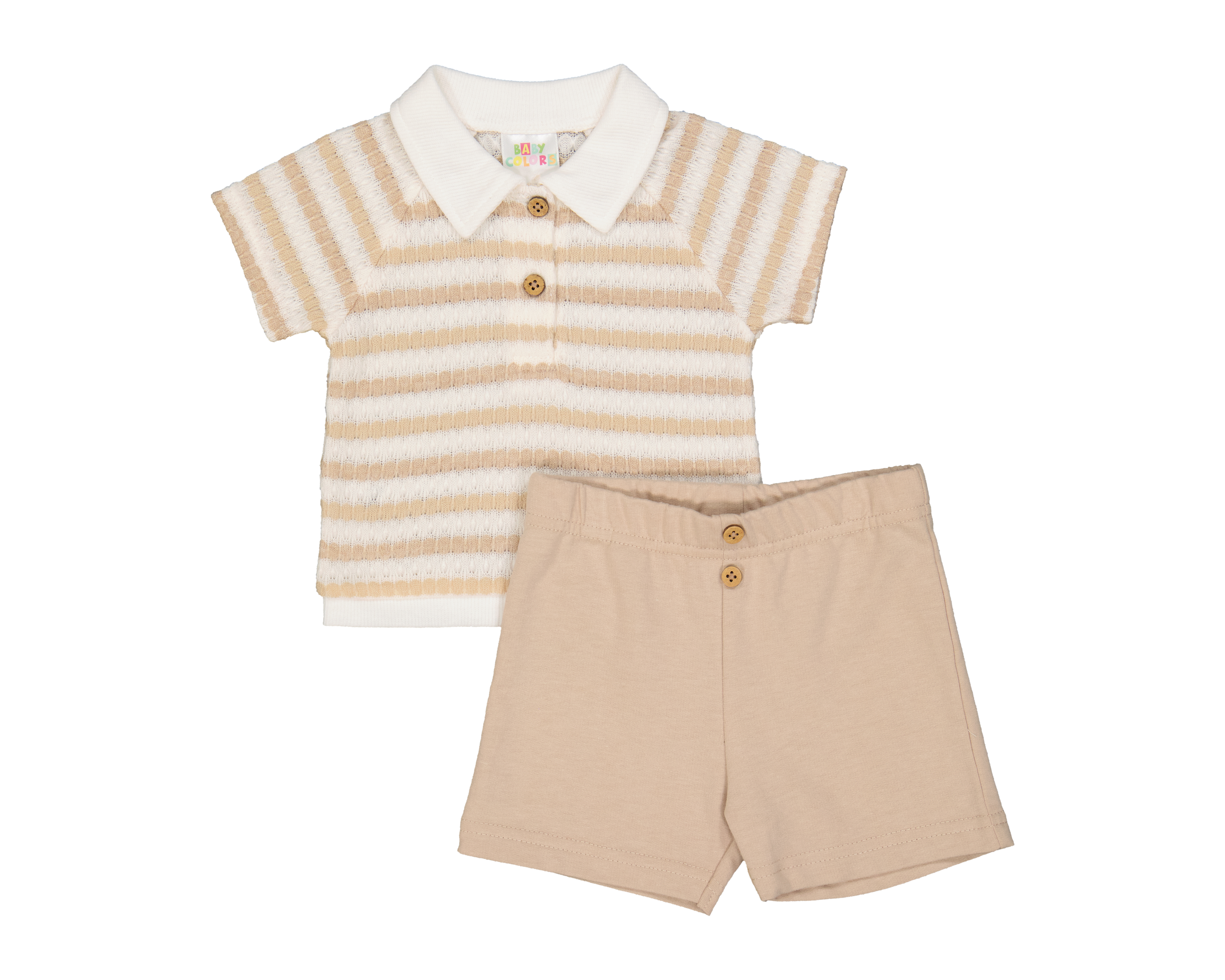 Short y Playera para Bebé Niño Baby Colors