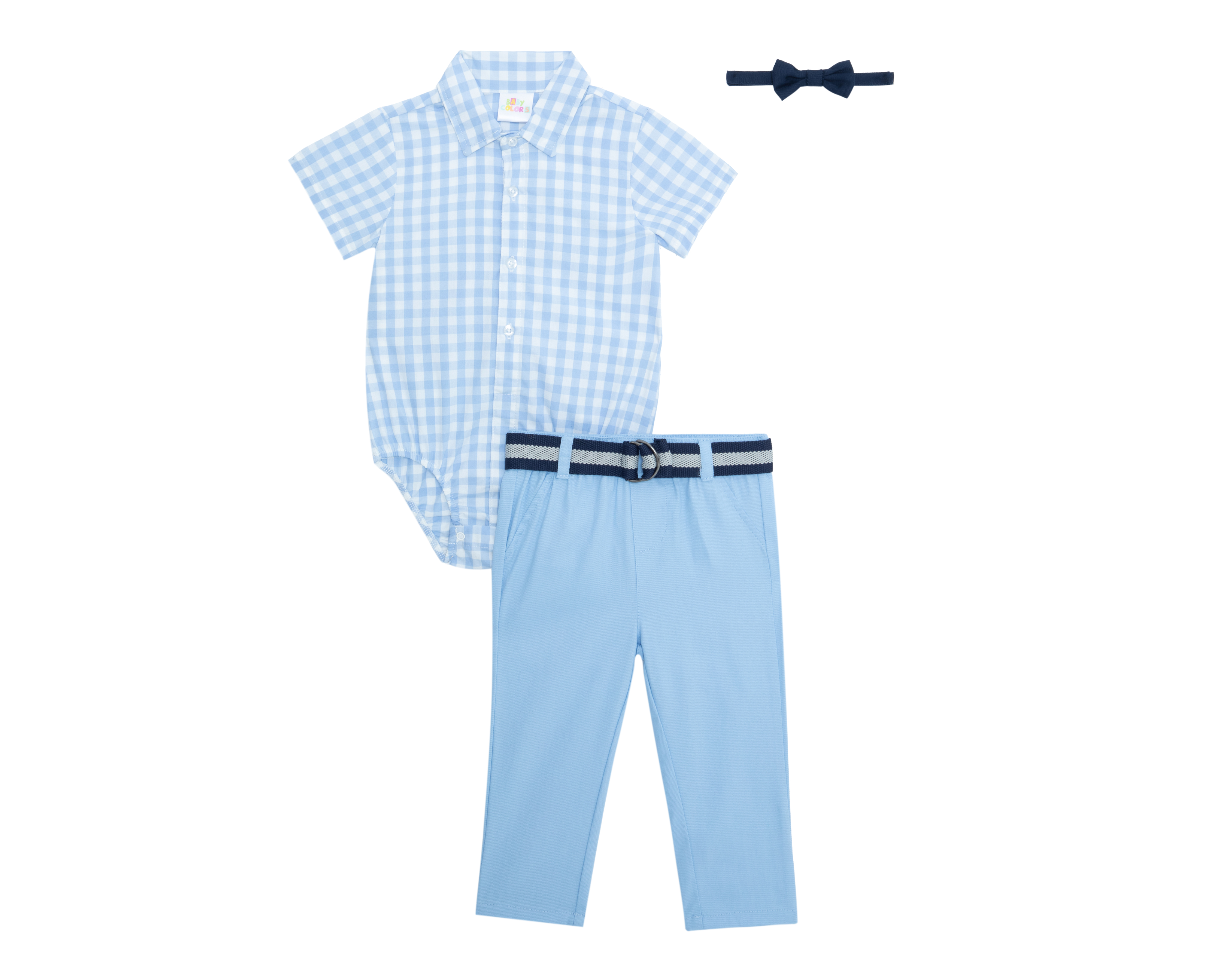 Conjunto de Algodón para Bebé Niño Baby Colors 4 Piezas