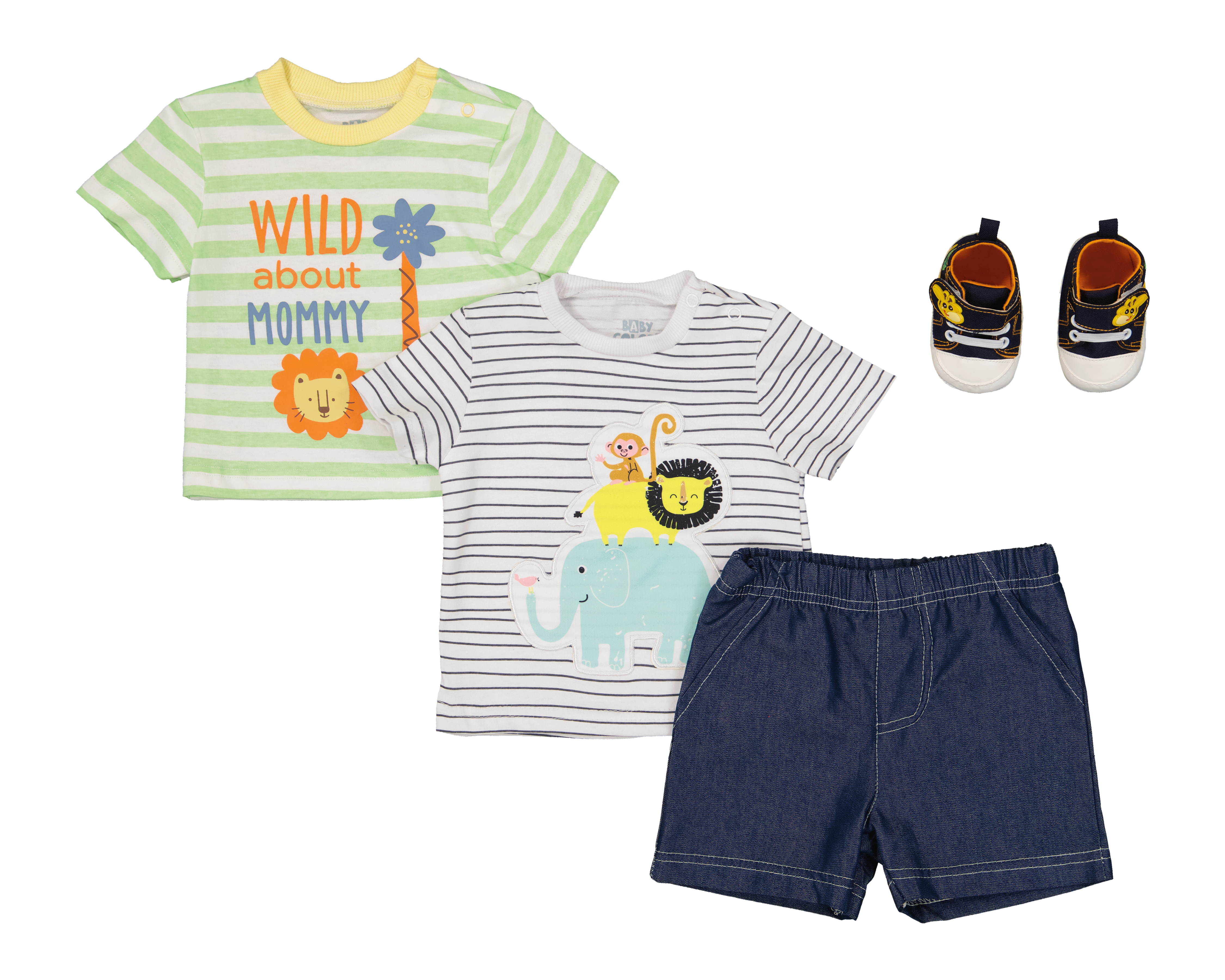 Conjunto Baby Colors para Bebé Niño 4 Piezas