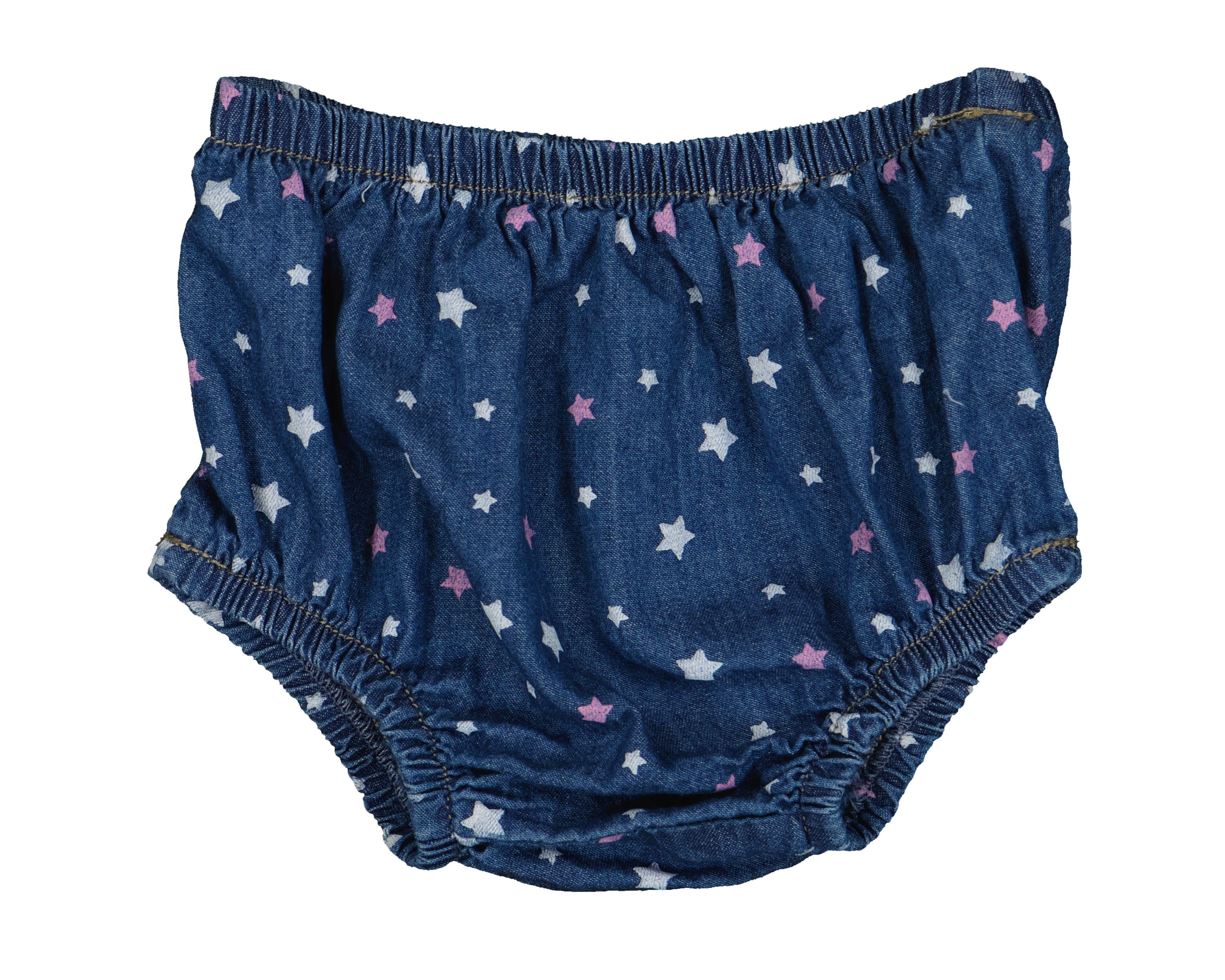 Foto 4 pulgar | Foto 3 | Vestido para Bebé Niña Baby Colors de Algodón Print de Estrellas 2 Piezas