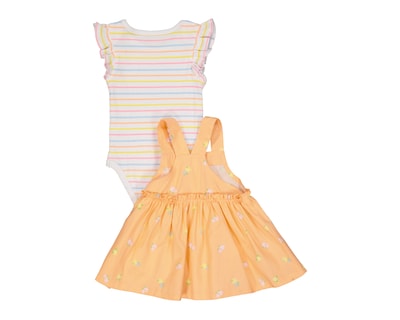 Foto 2 | Foto 2 | Vestido y Pañalero de Algodón para Bebé Niña Baby Colors