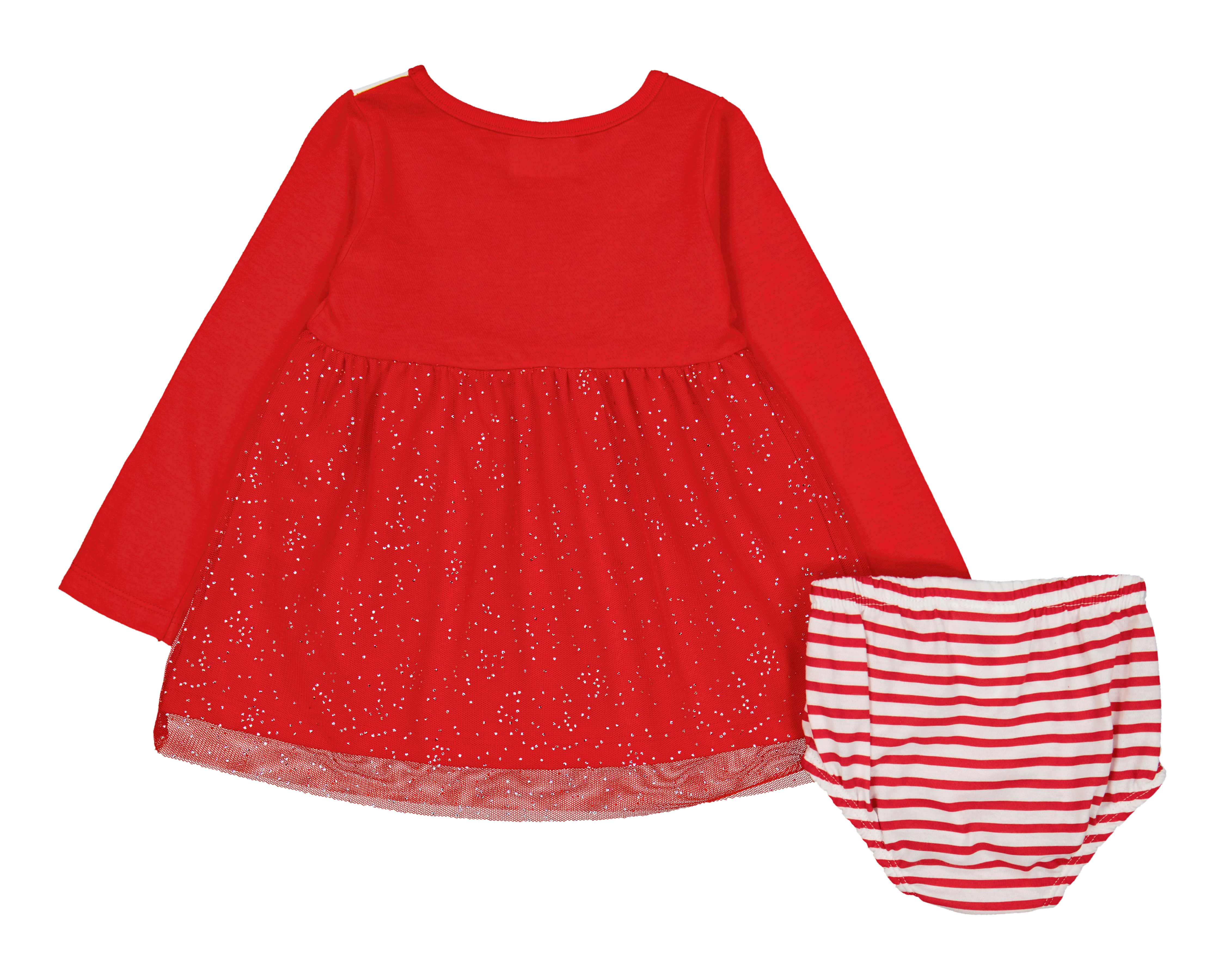 Foto 3 pulgar | Foto 2 | Vestido Navideño para Bebé Niña Baby Optima con Calzón