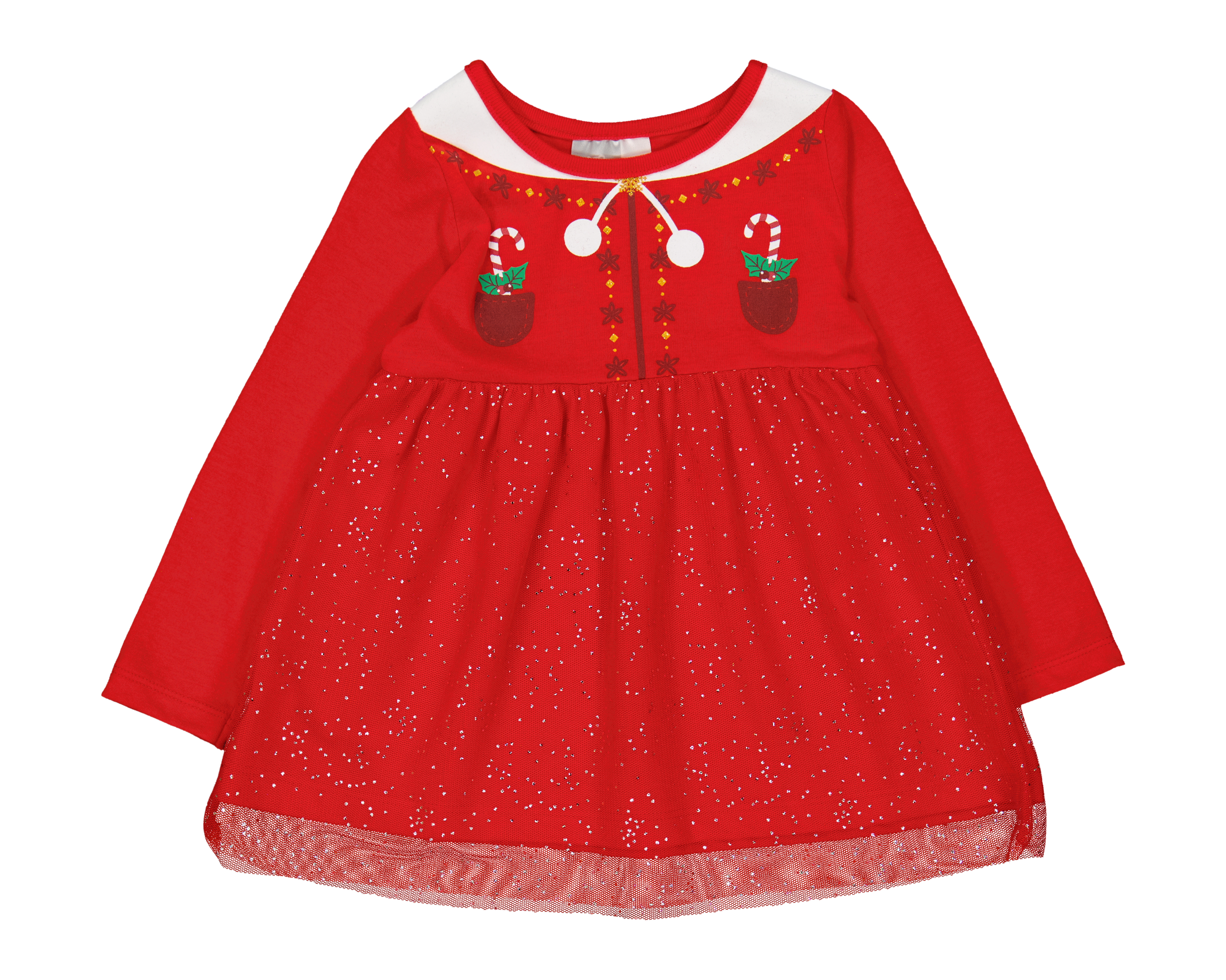 Foto 3 | Foto 3 | Vestido Navideño para Bebé Niña Baby Optima con Calzón