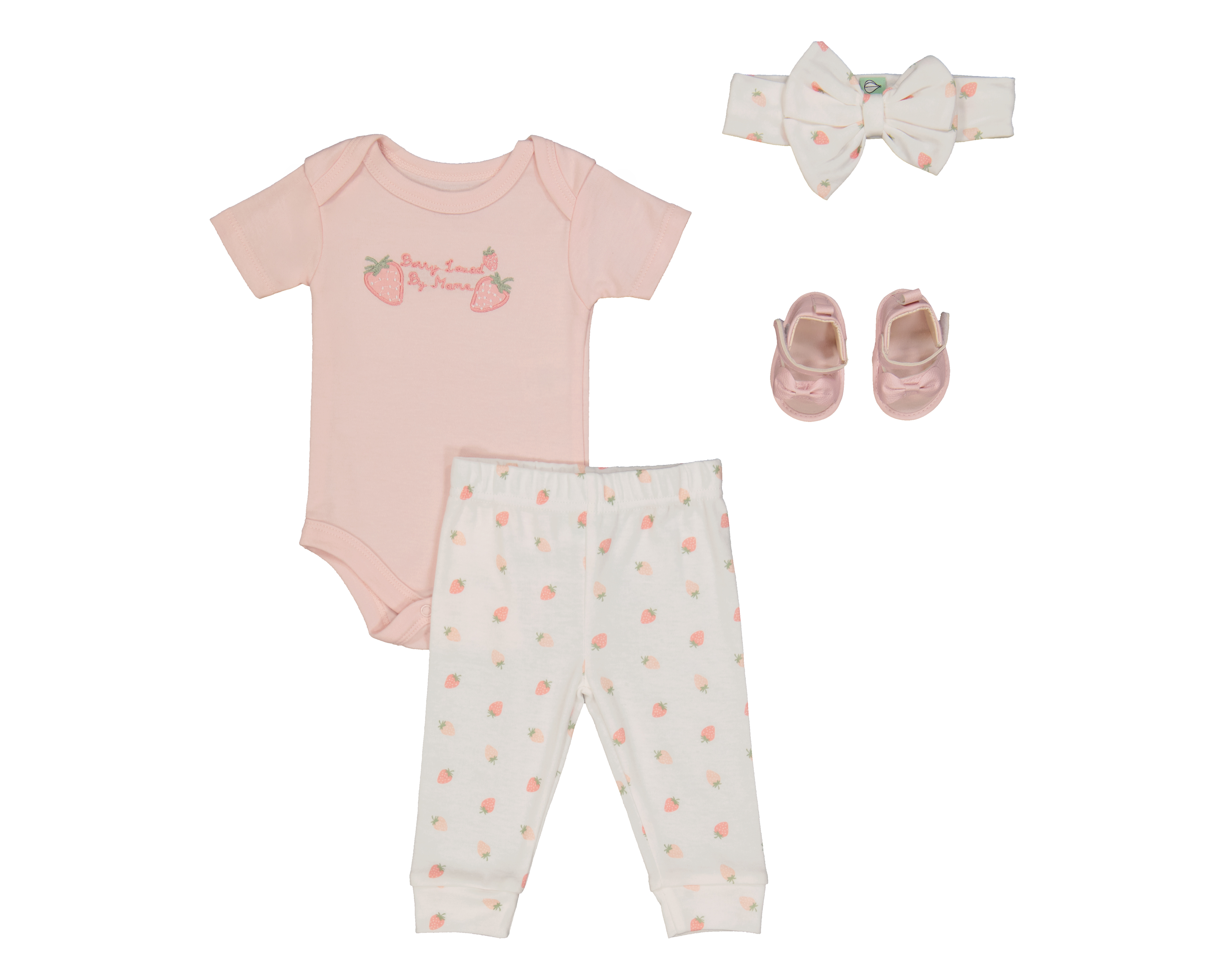 Foto 1 | Foto 1 | Conjunto para Bebé Niña Baby Colors 4 Piezas