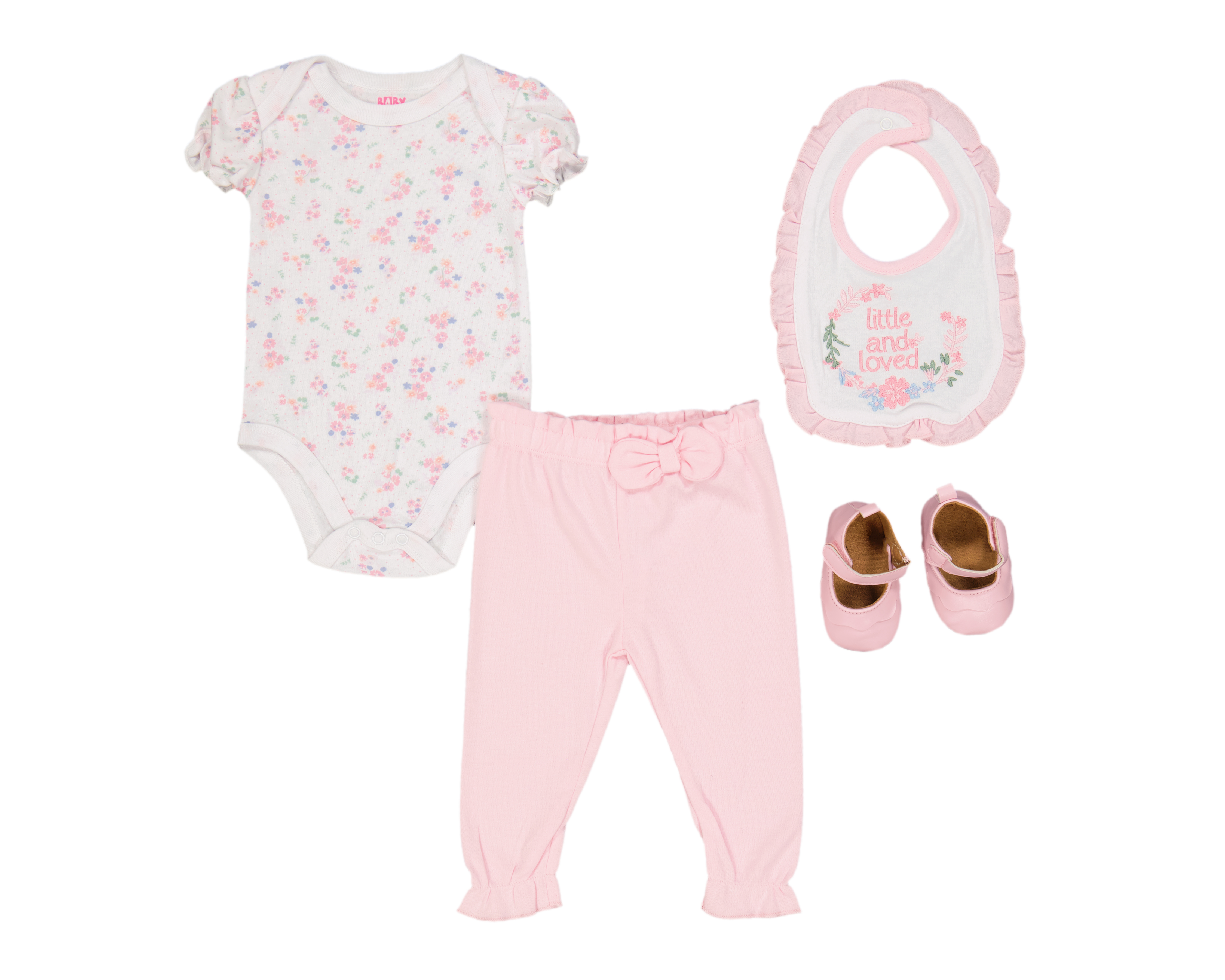 Conjunto para Bebé Niña Baby Colors 4 Piezas