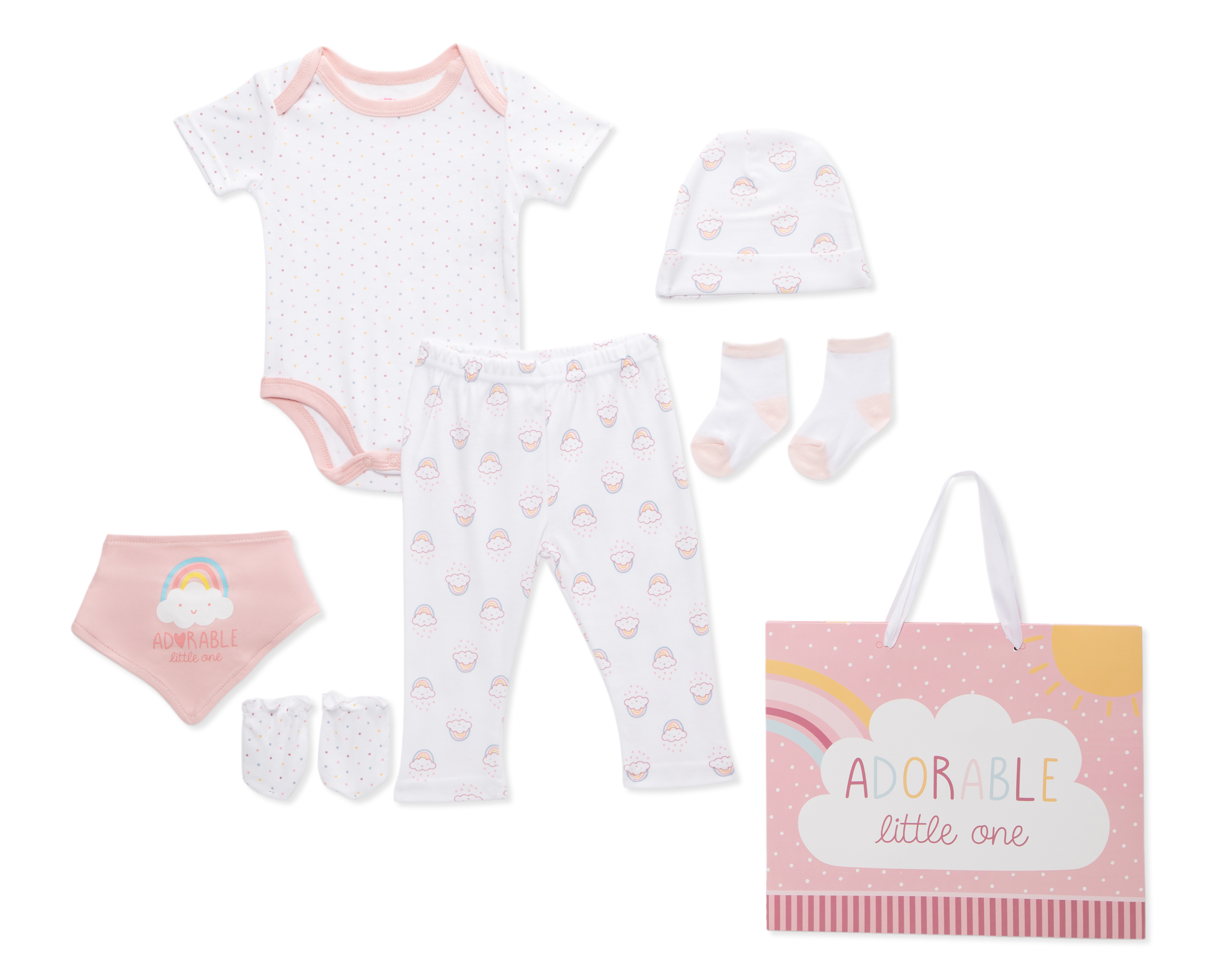 Conjunto para Bebé Niña Baby Colors 6 Piezas