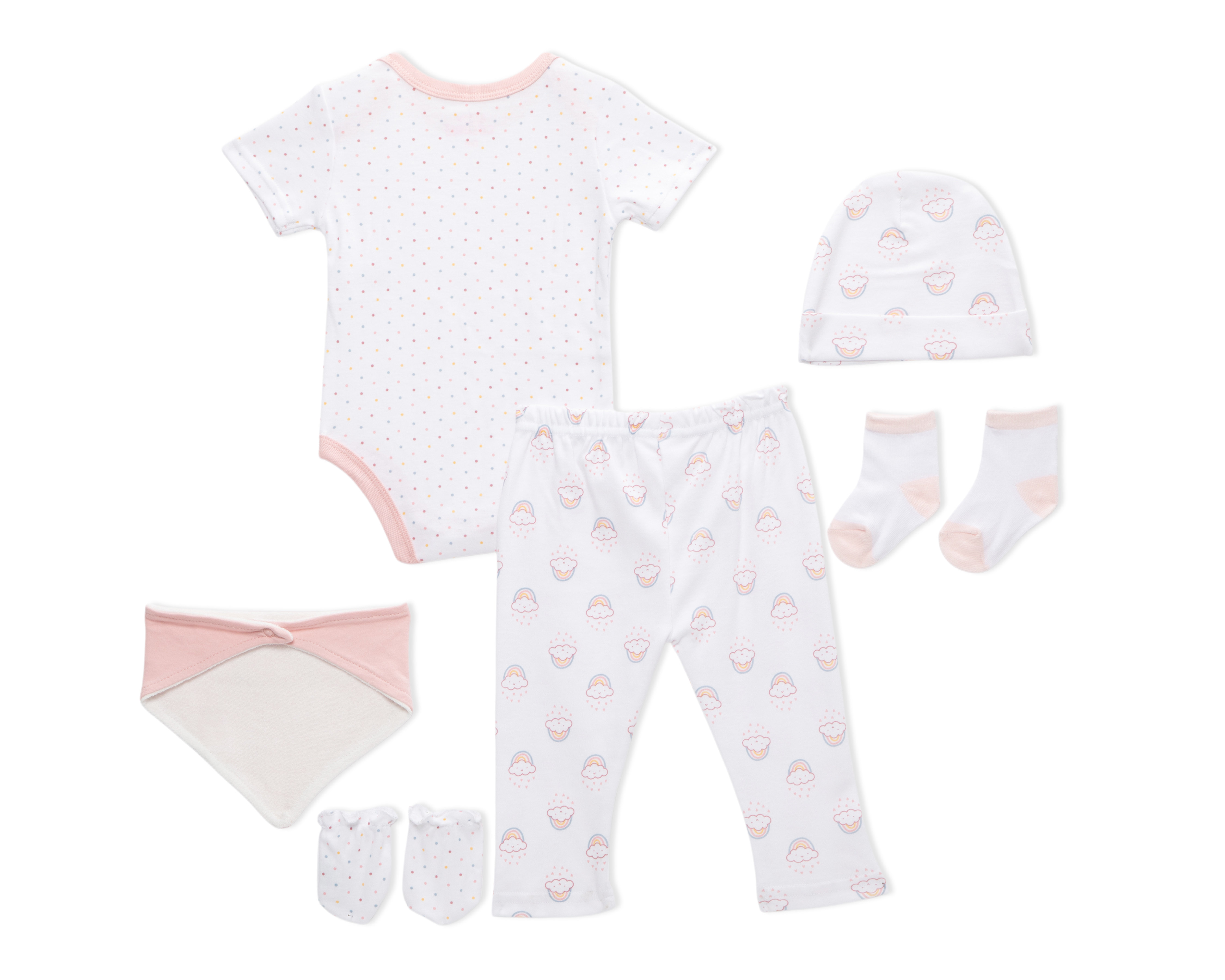 Foto 2 | Foto 2 | Conjunto para Bebé Niña Baby Colors 6 Piezas