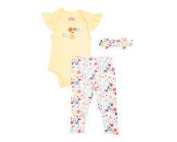 Conjunto de Algodón para Bebé Niña Baby Colors 3 Piezas