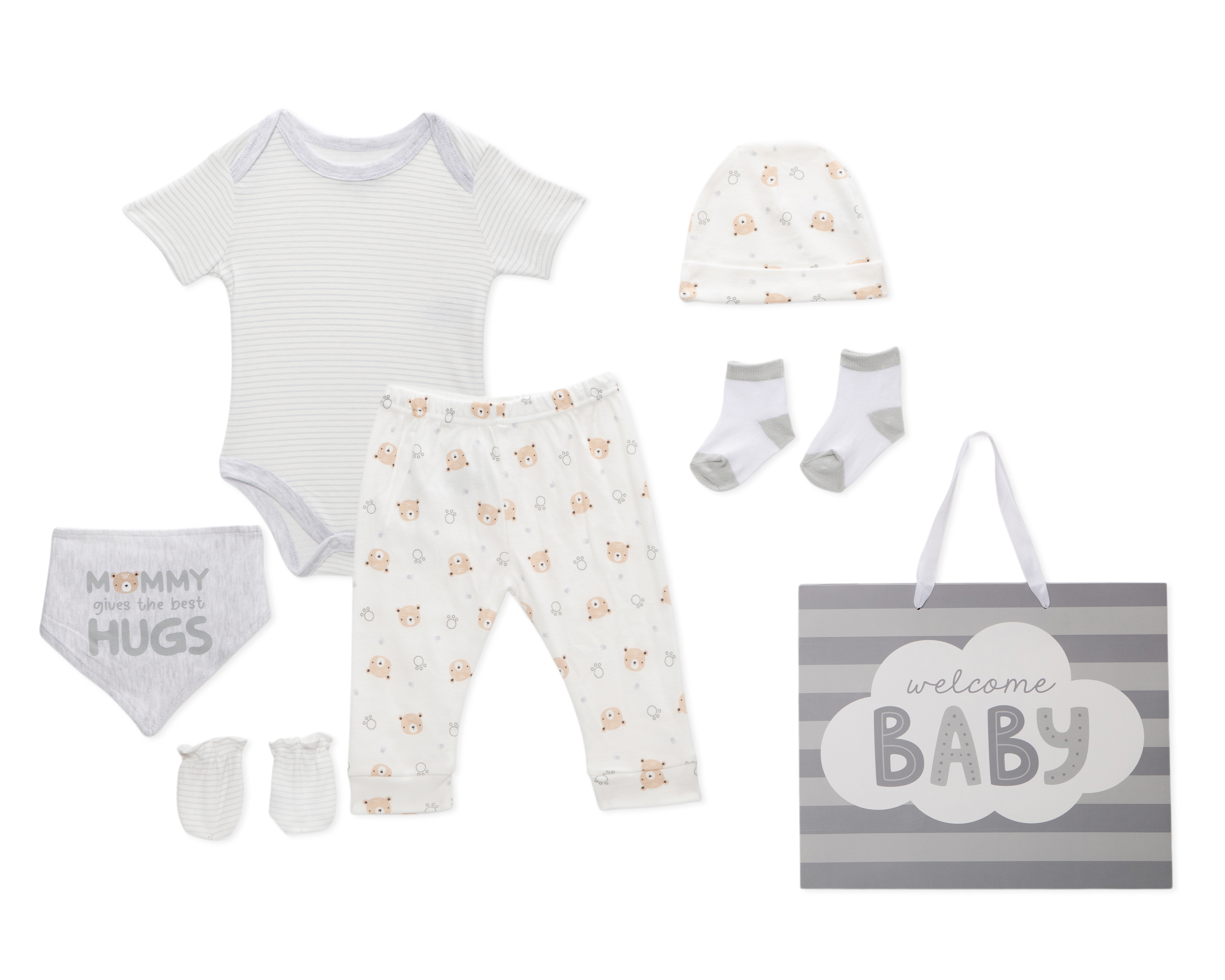 Conjunto de Algodón para Bebé Niño Baby Colors 6 Piezas