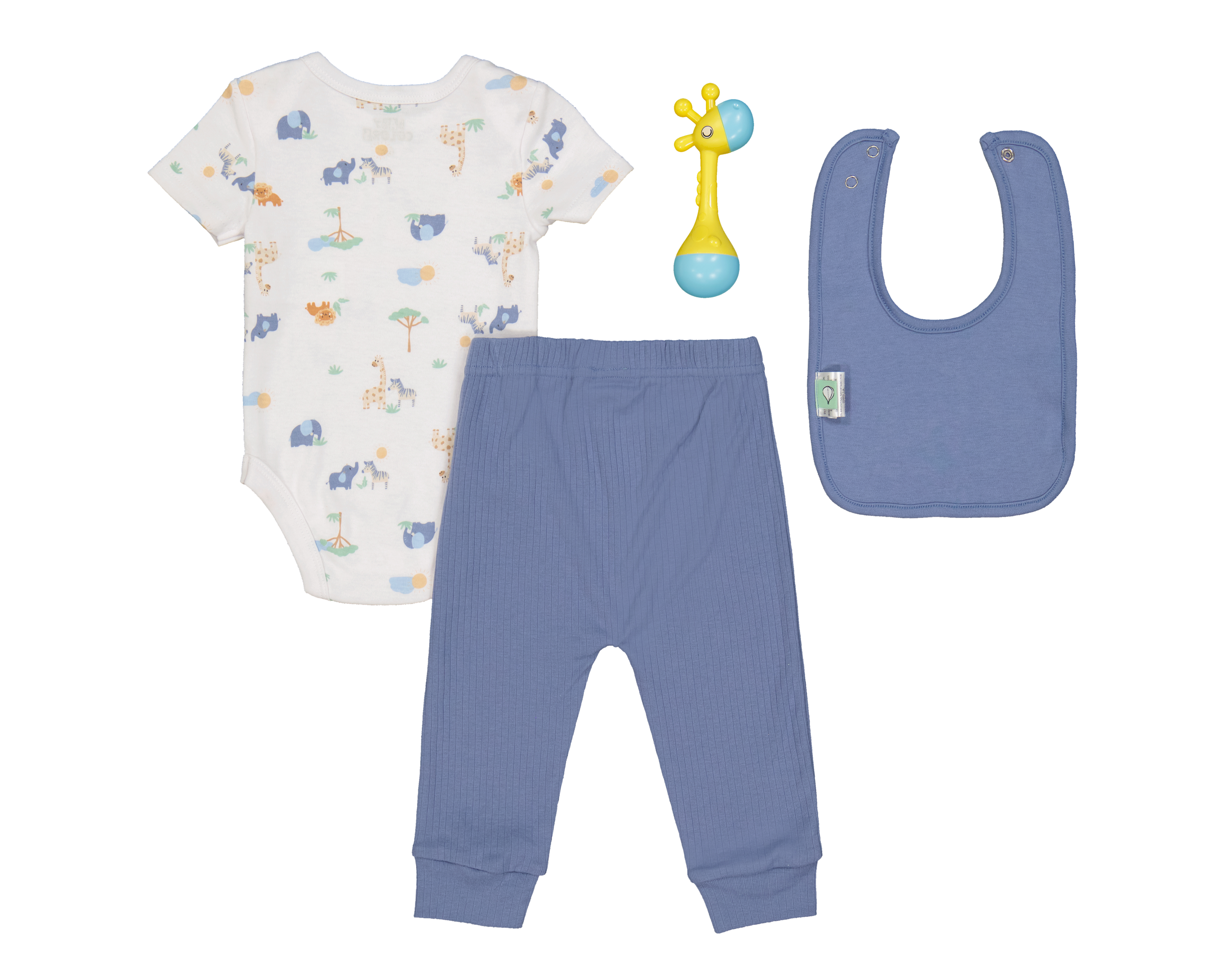 Foto 2 | Foto 2 | Conjunto de Algodón para Bebé Niño Baby Colors 4 Piezas