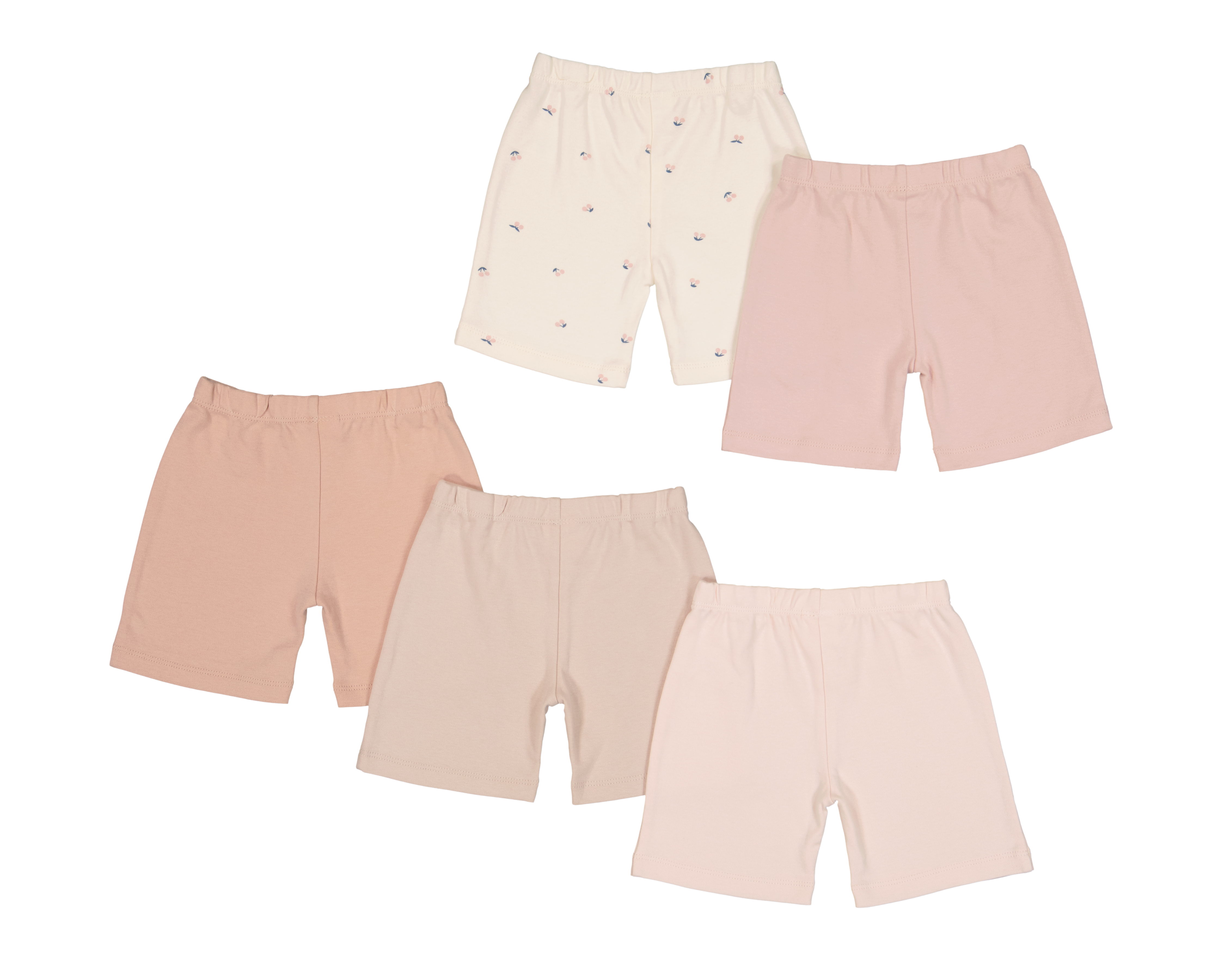 Foto 2 | Foto 2 | Short para Bebé Niña Baby Colors de Algodón Rosa 5 Piezas