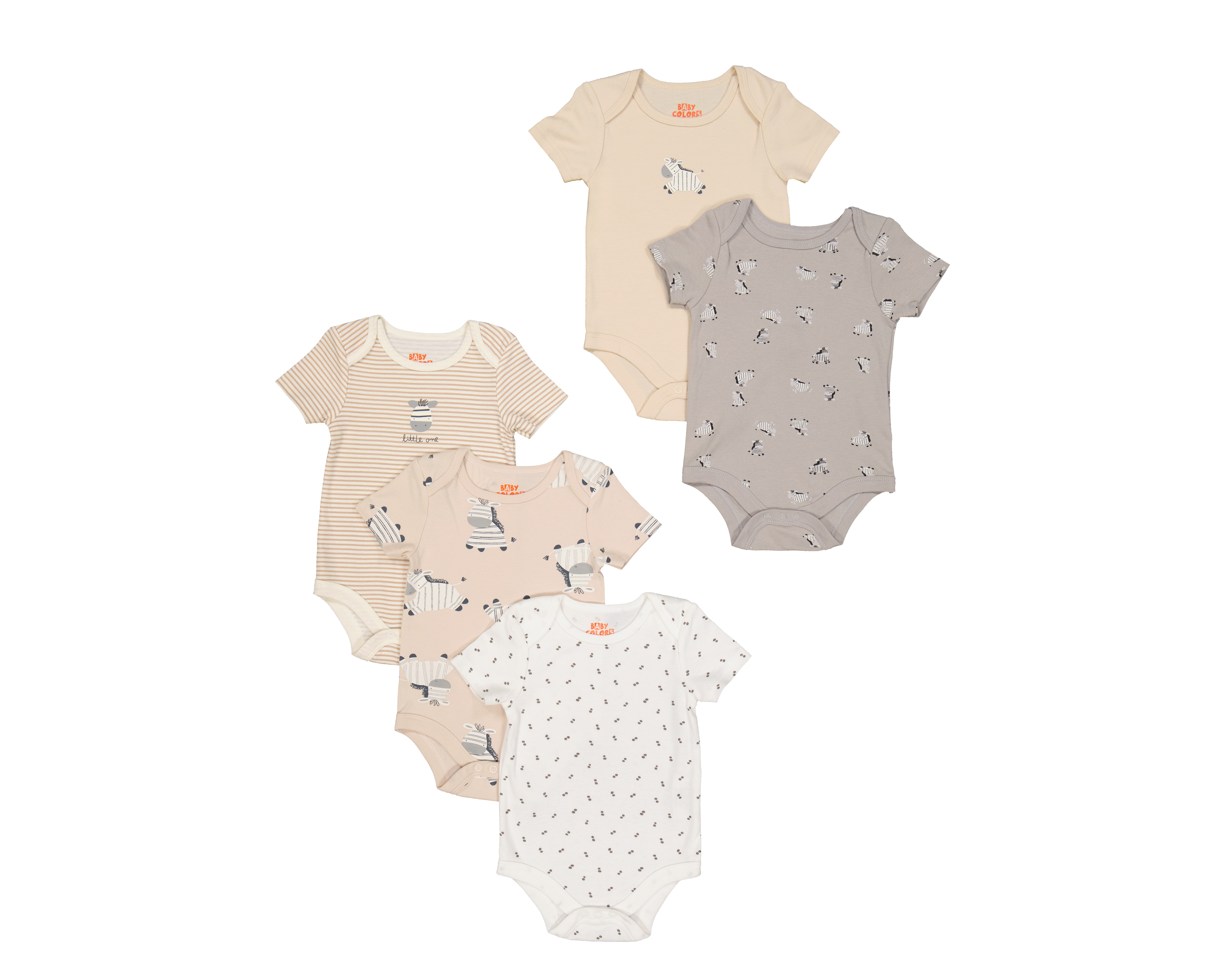 Pañalero para Bebé Niño Baby Colors de Algodón 5 Piezas