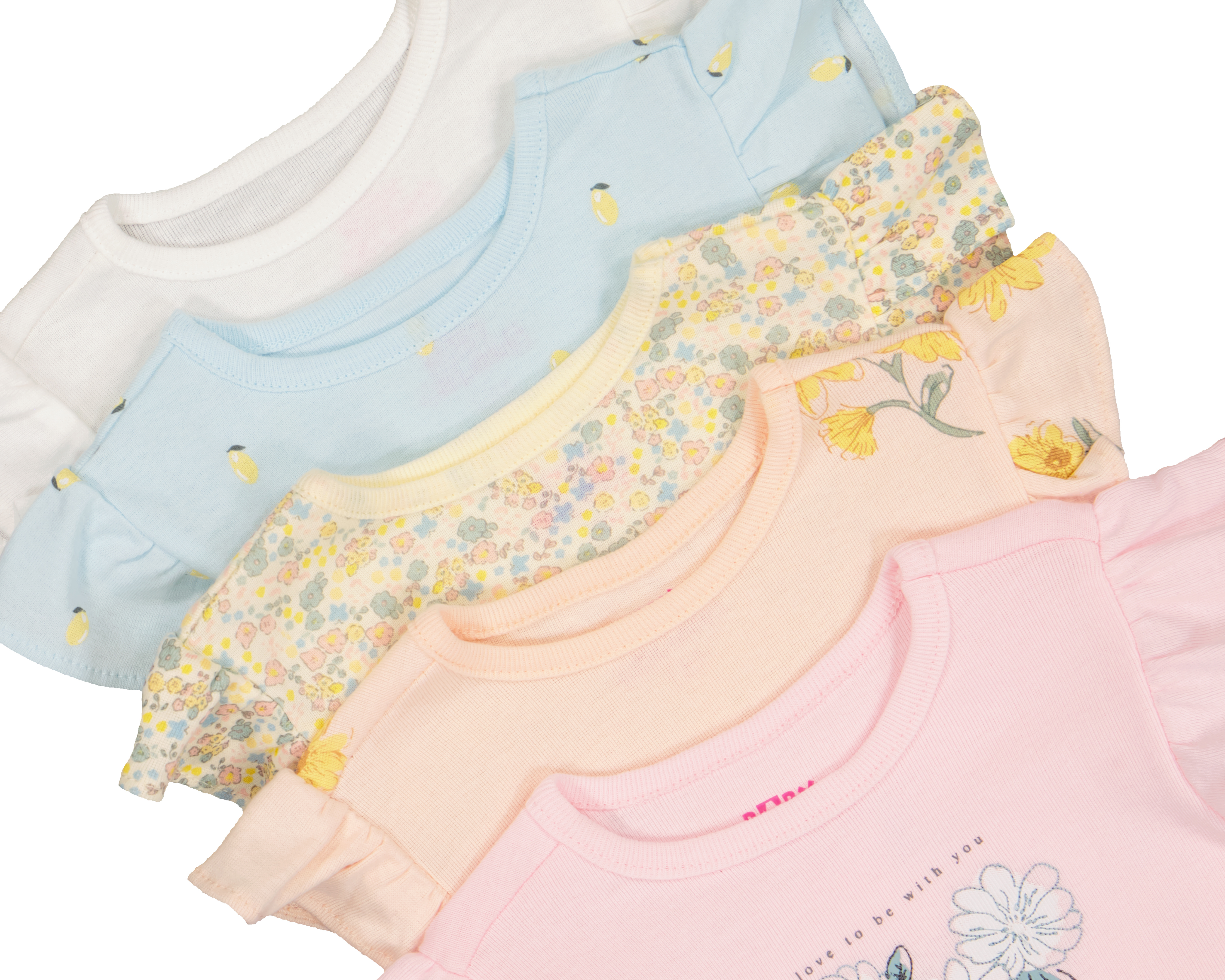 Foto 5 pulgar | Foto 4 | Pañalero para Bebé Niña Baby Colors de Algodón Estampado 5 Piezas