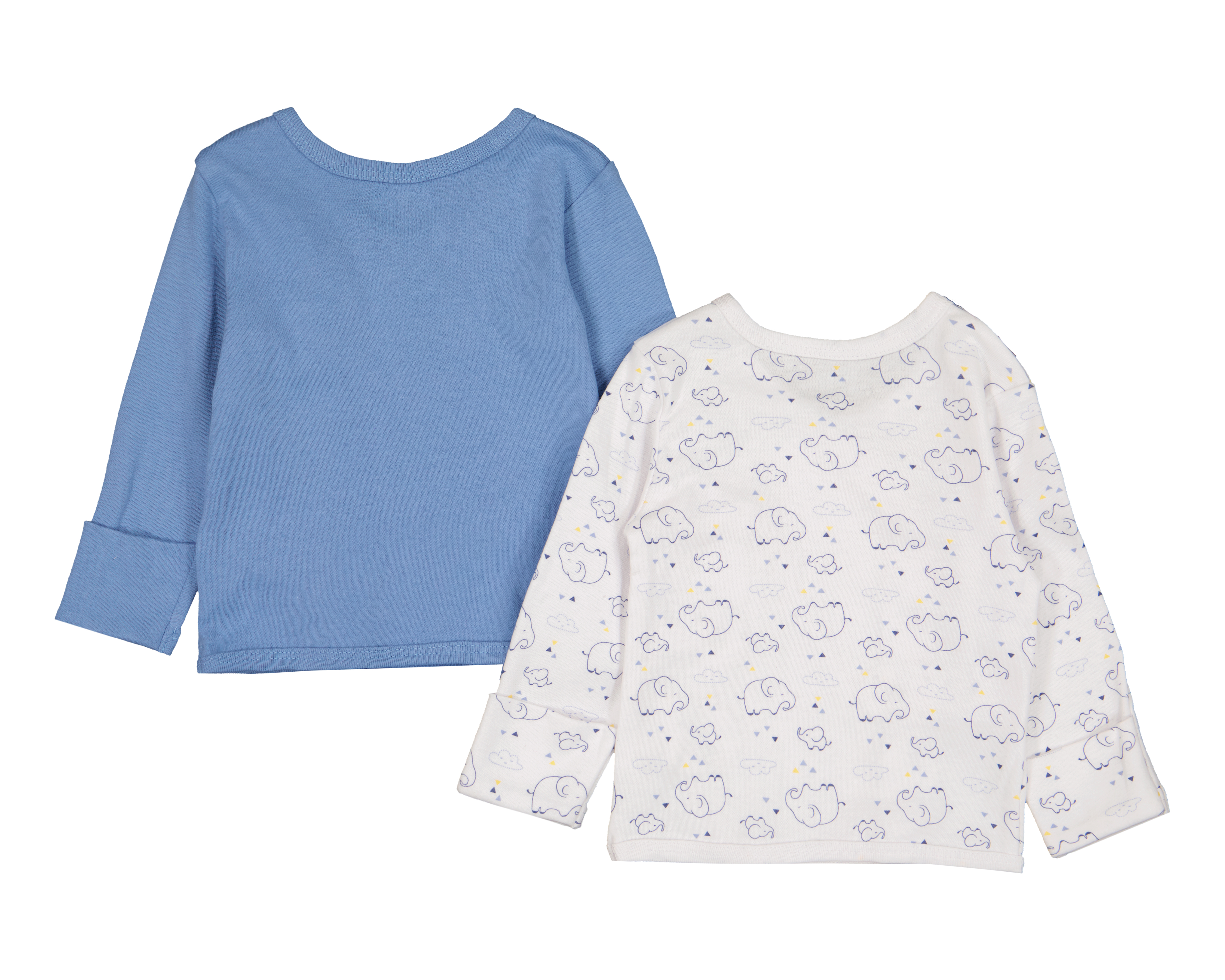 Foto 2 | Foto 2 | Camiseta Interior Baby Colors de Algodón para Bebé Niño Manga Larga 2 Piezas