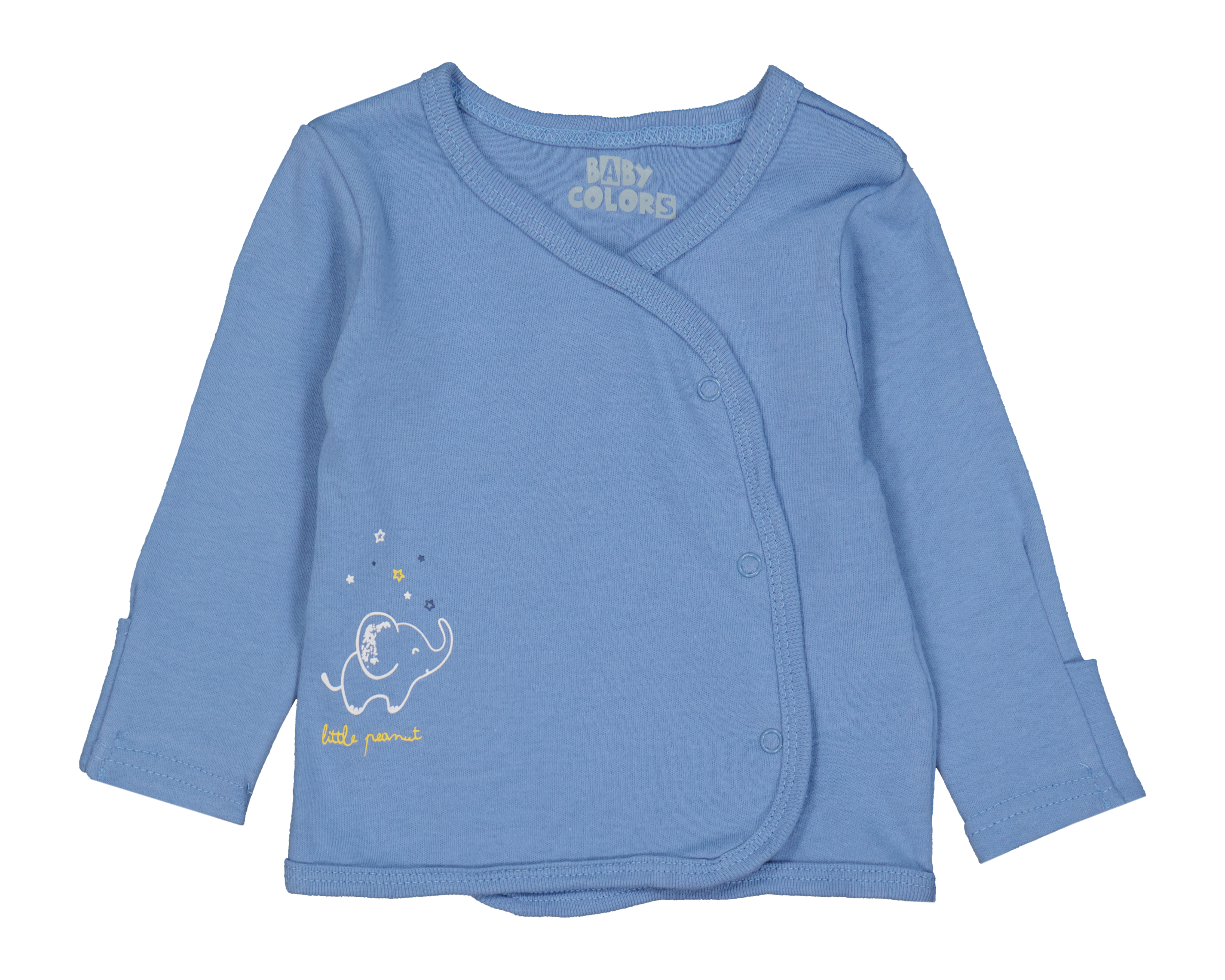 Foto 4 | Foto 4 | Camiseta Interior Baby Colors de Algodón para Bebé Niño Manga Larga 2 Piezas