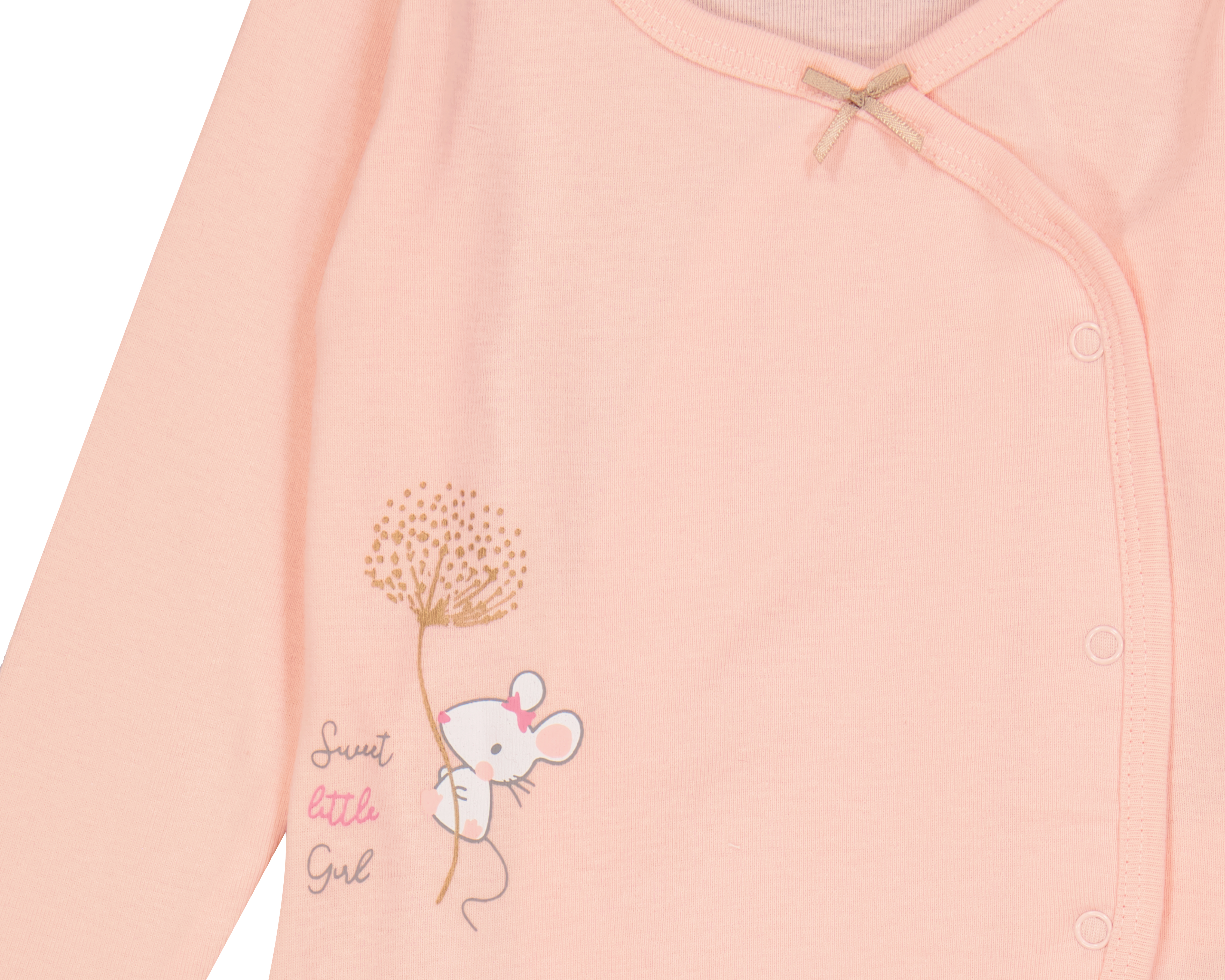 Foto 3 | Foto 3 | Playera para Bebé Niña Baby Colors de Algodón 2 Piezas