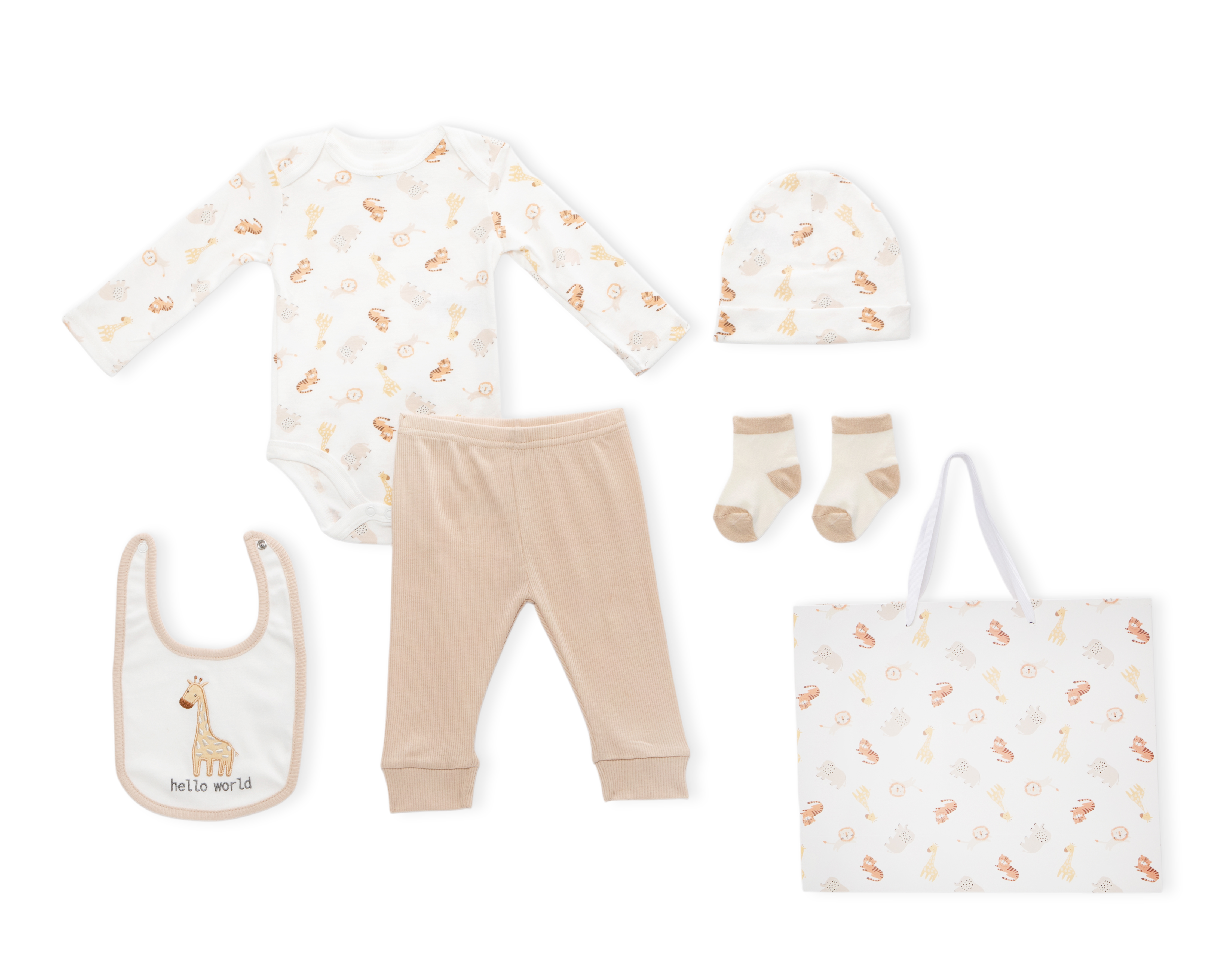 Conjunto de Algodón para Bebé Niño Baby Colors 5 Piezas