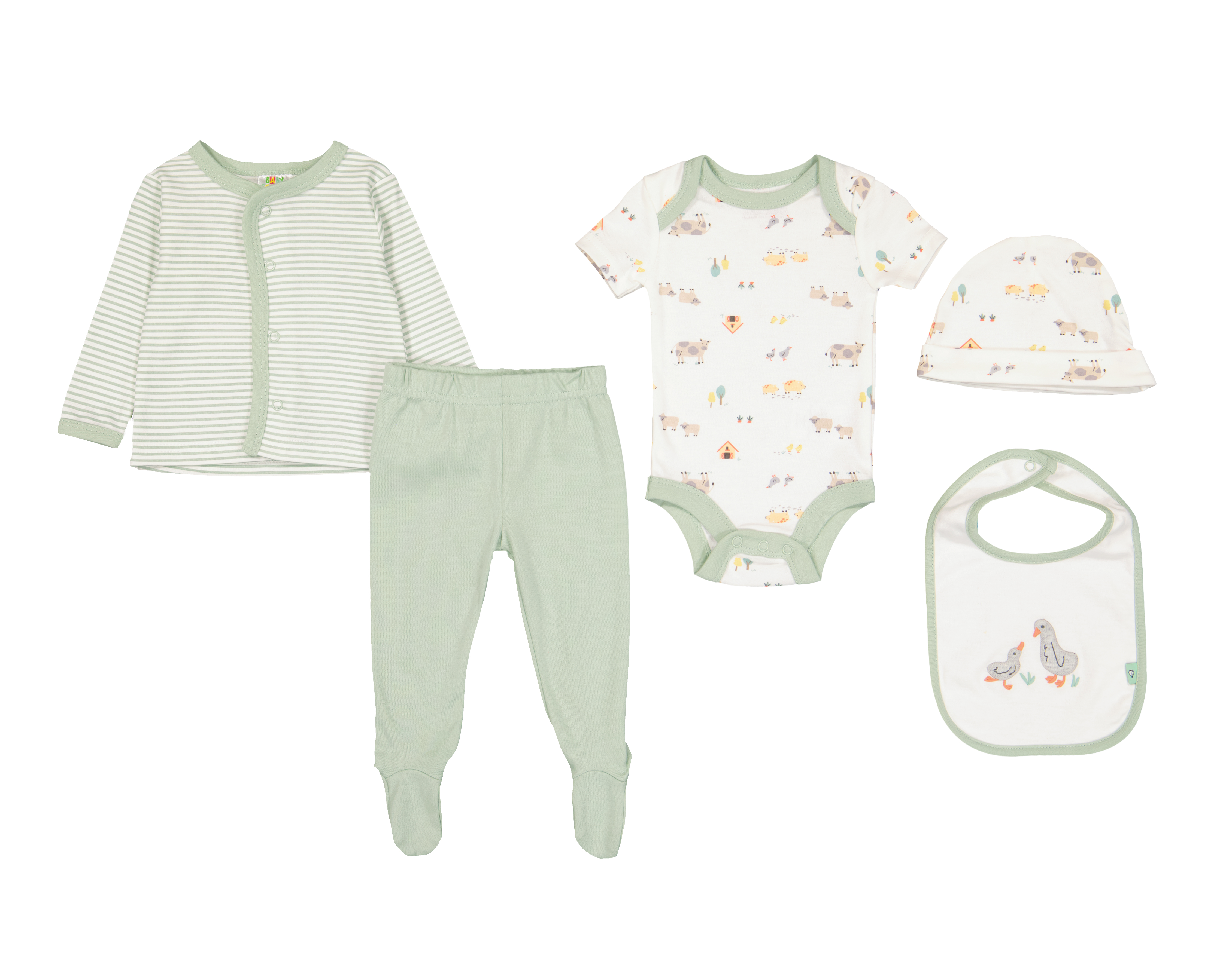 Conjunto para Bebé Niño Baby Colors 5 Piezas