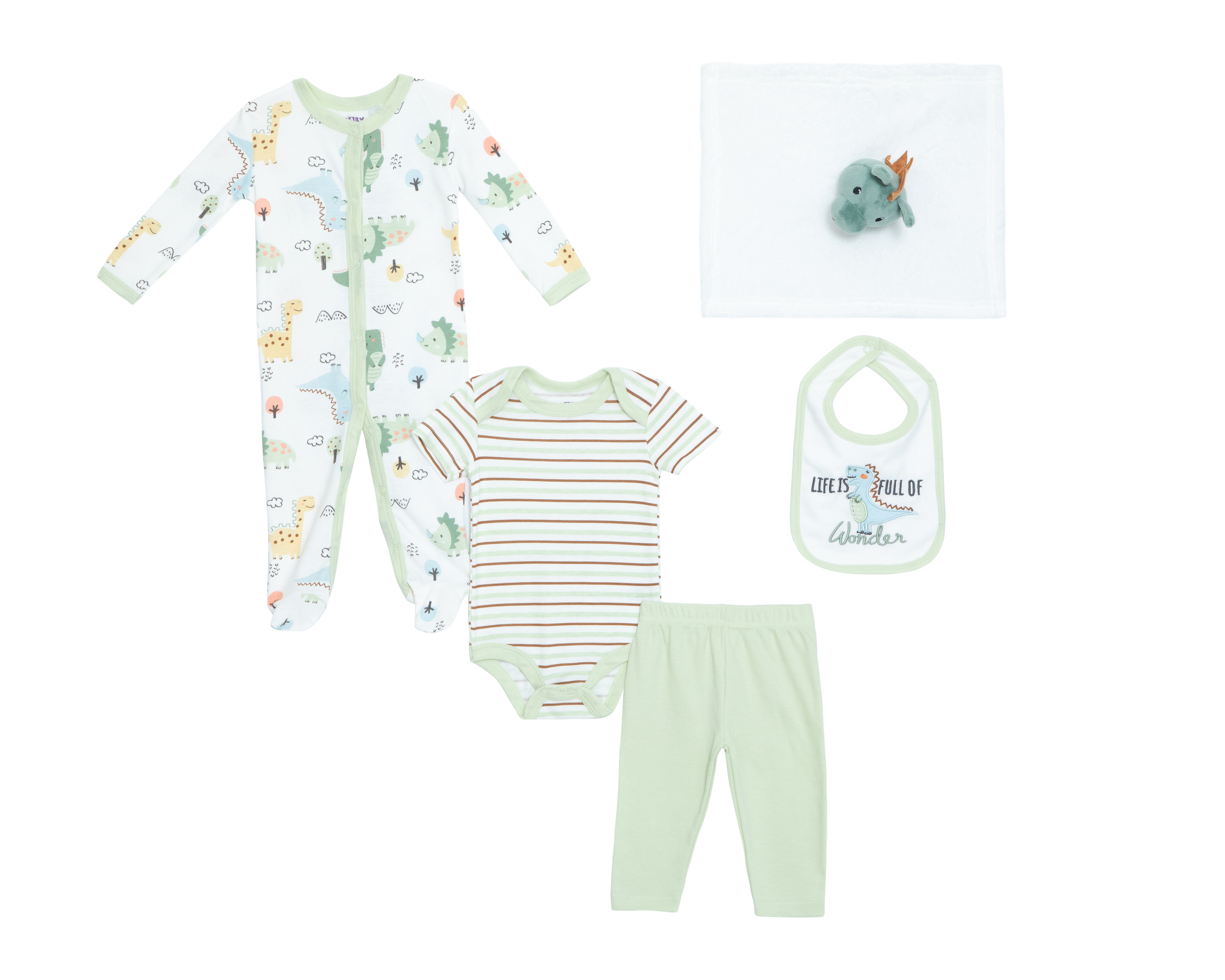 Foto 1 | Foto 1 | Conjunto de Algodón para Bebé Niño Baby Colors 5 Piezas