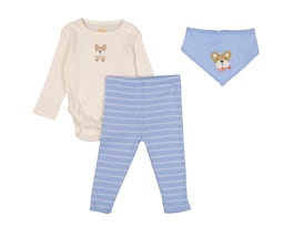 Conjunto de Algodón para Bebé Niño Baby Colors 3 Piezas