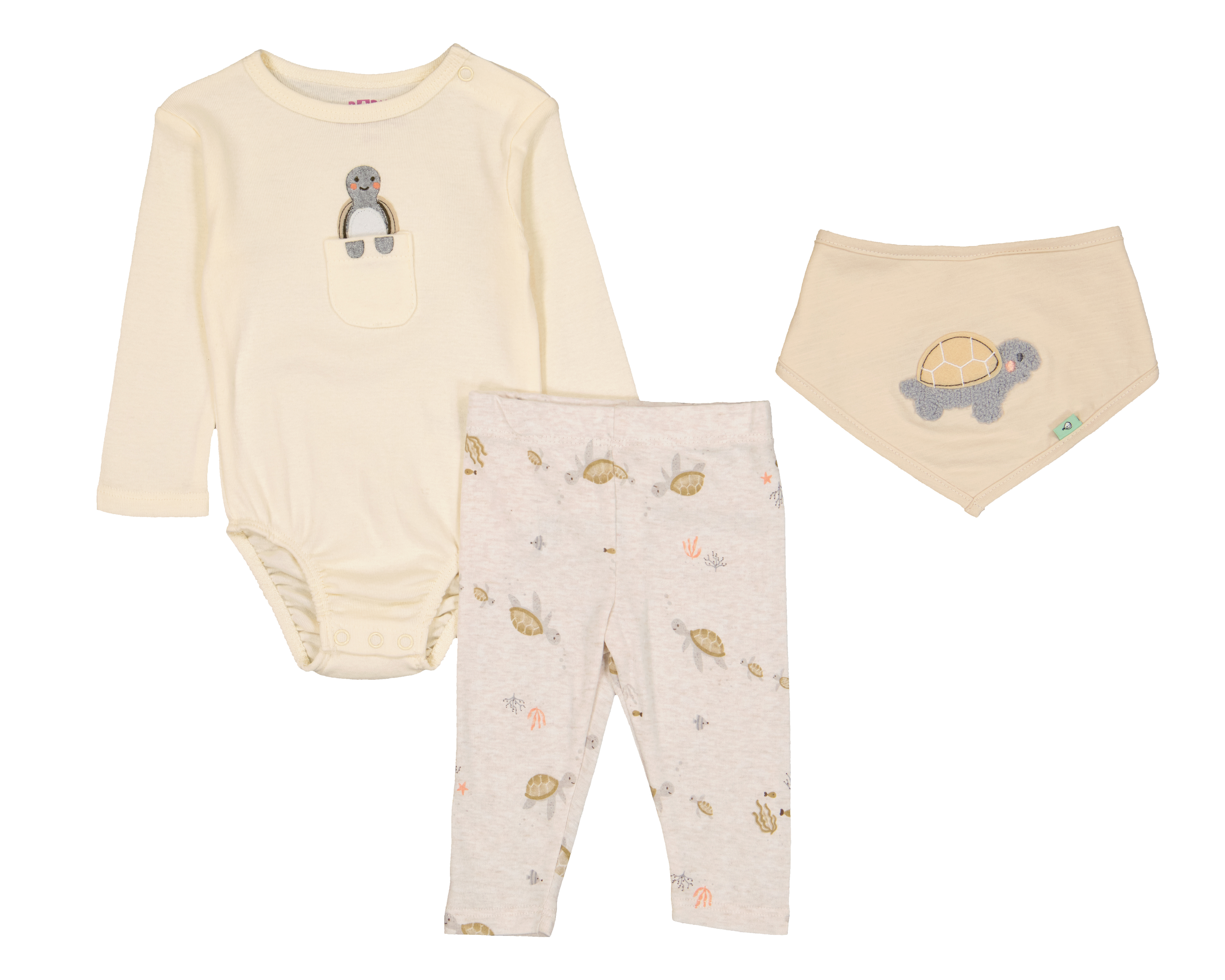 Conjunto de Algodón para Bebé Niño Baby Colors 3 Piezas