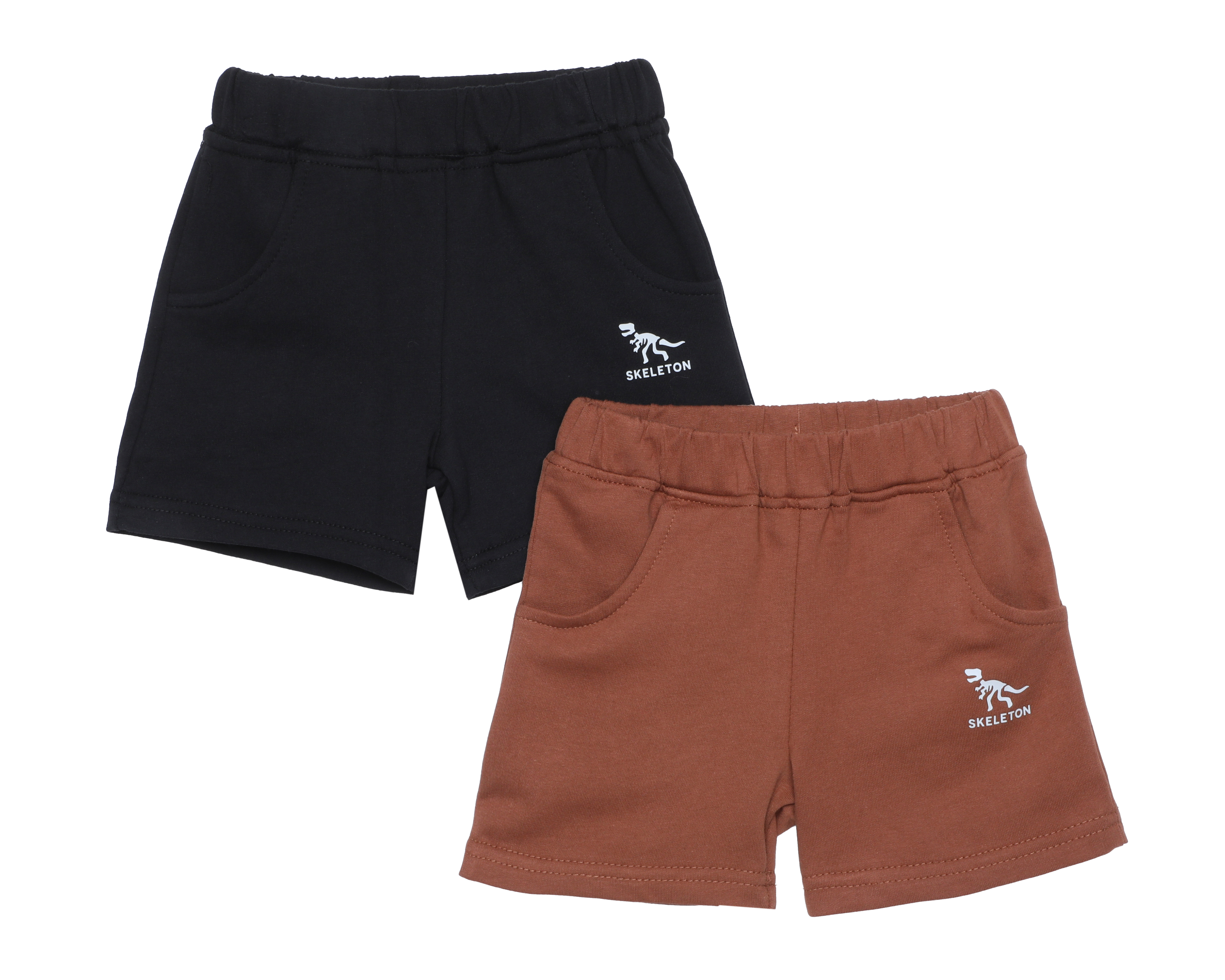 Short para Bebé Niño Baby Colors de Algodón con Bolsillos 2 Piezas