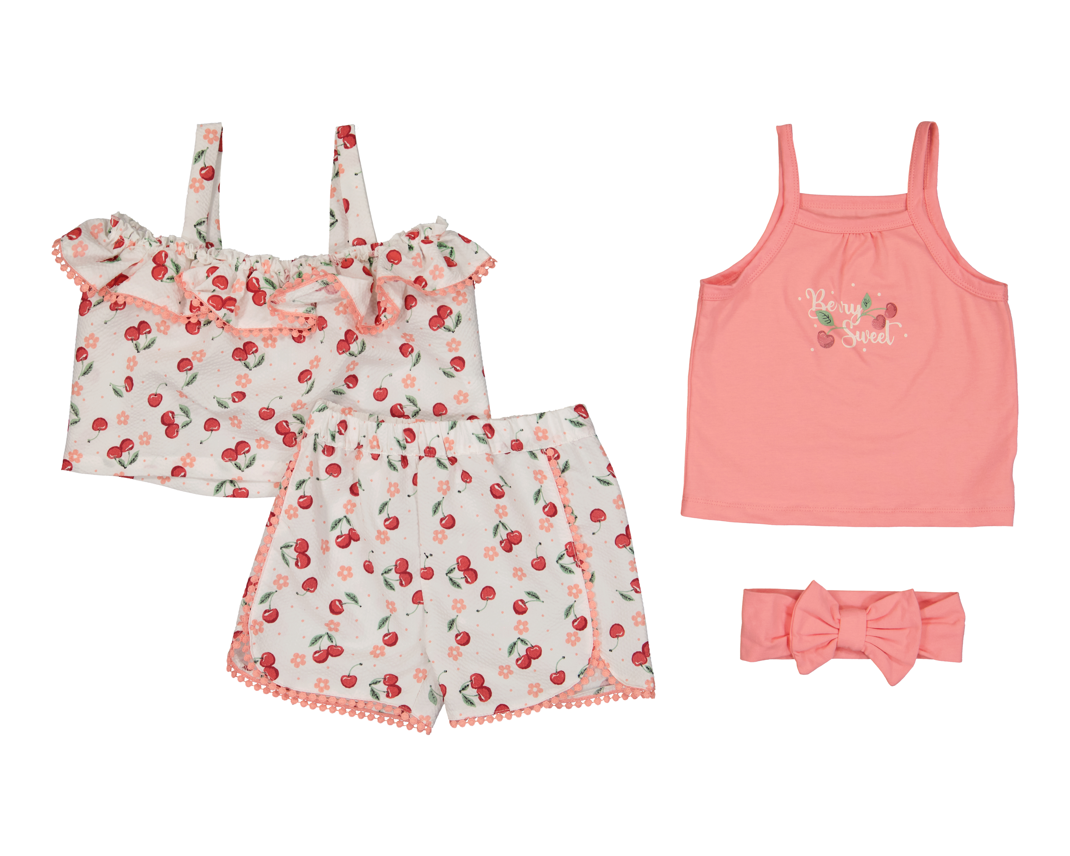 Foto 2 pulgar | Foto 1 | Conjunto para Bebé Niña Baby Colors 4 Piezas