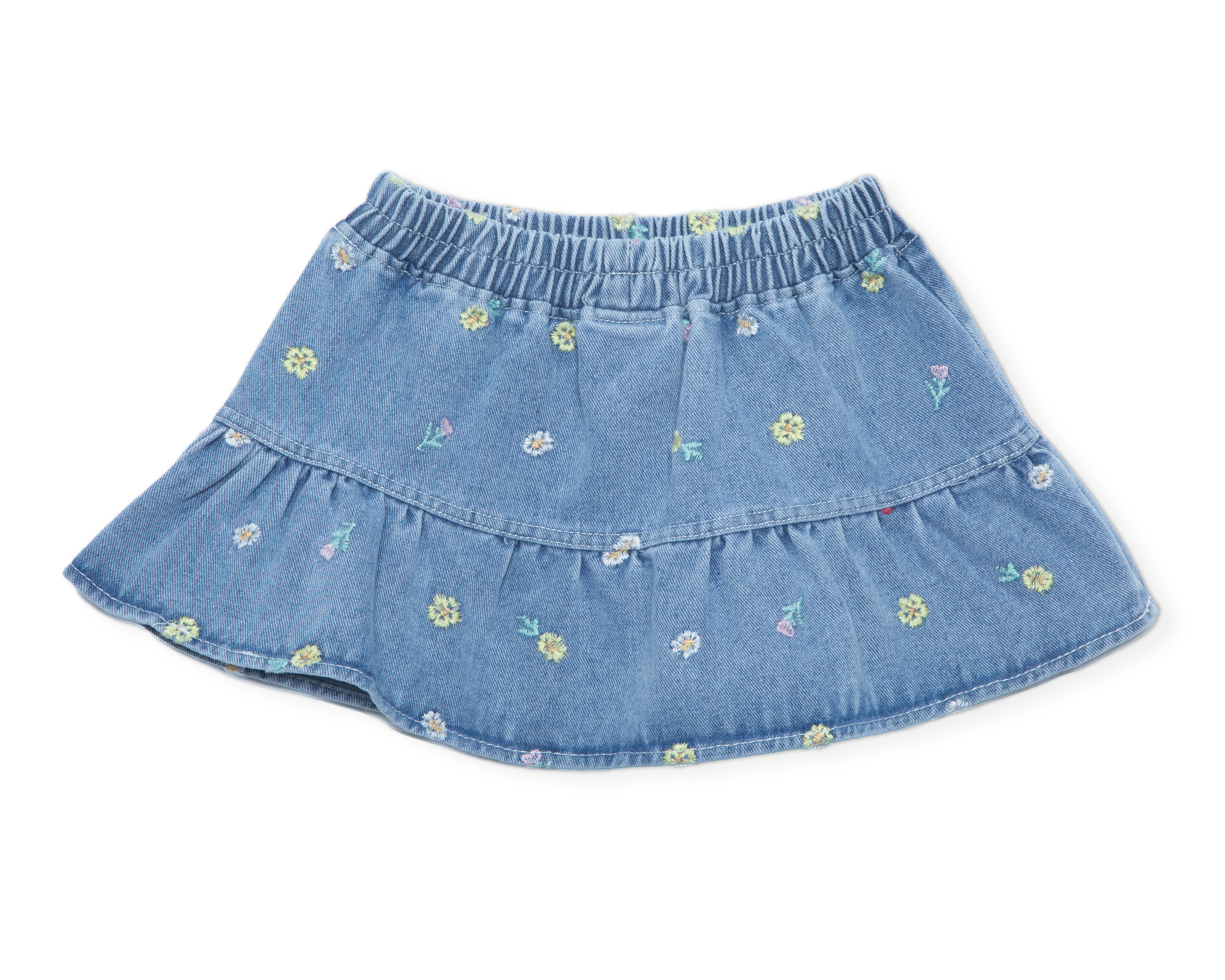 Foto 3 pulgar | Foto 2 | Falda para Bebé Niña Baby Colors con Borados